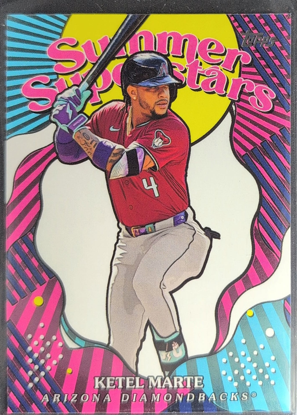 Ketel Marte 2025 Topps #SS-2 Summer Superstars Arizona Diamondbacks - front image