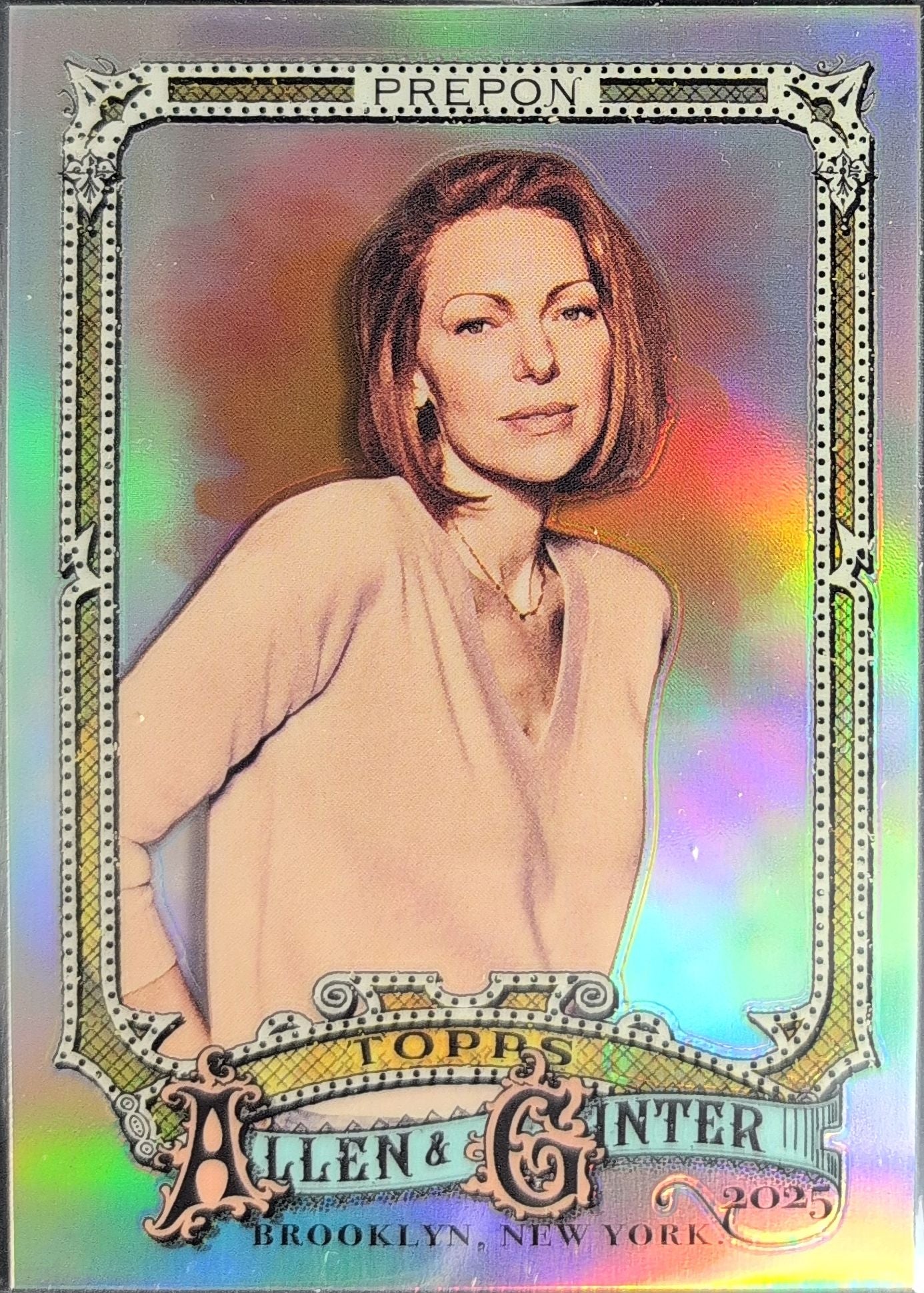 2025 Topps Allen & Ginter Laura Prepon #169 Chrome Refractor Actress front