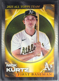 2026 Topps Nick Kurtz #ATT-2 2025 All Topps Team Athletics front