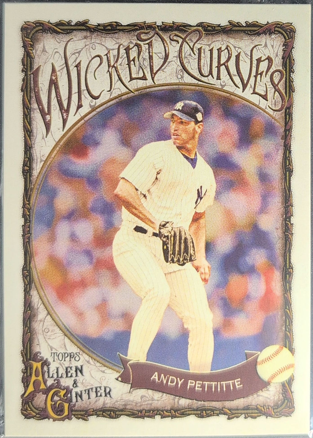2025 Topps Allen & Ginter Andy Pettitte #WC-40 Wicked Curves New York Yankees front