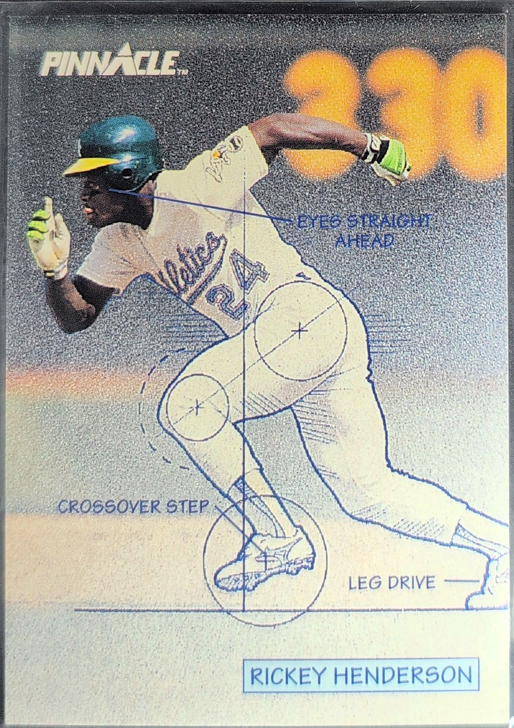 1992 Pinnacle Rickey Henderson #614 Oakland Athletics front