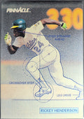 1992 Pinnacle Rickey Henderson #614 Oakland Athletics front