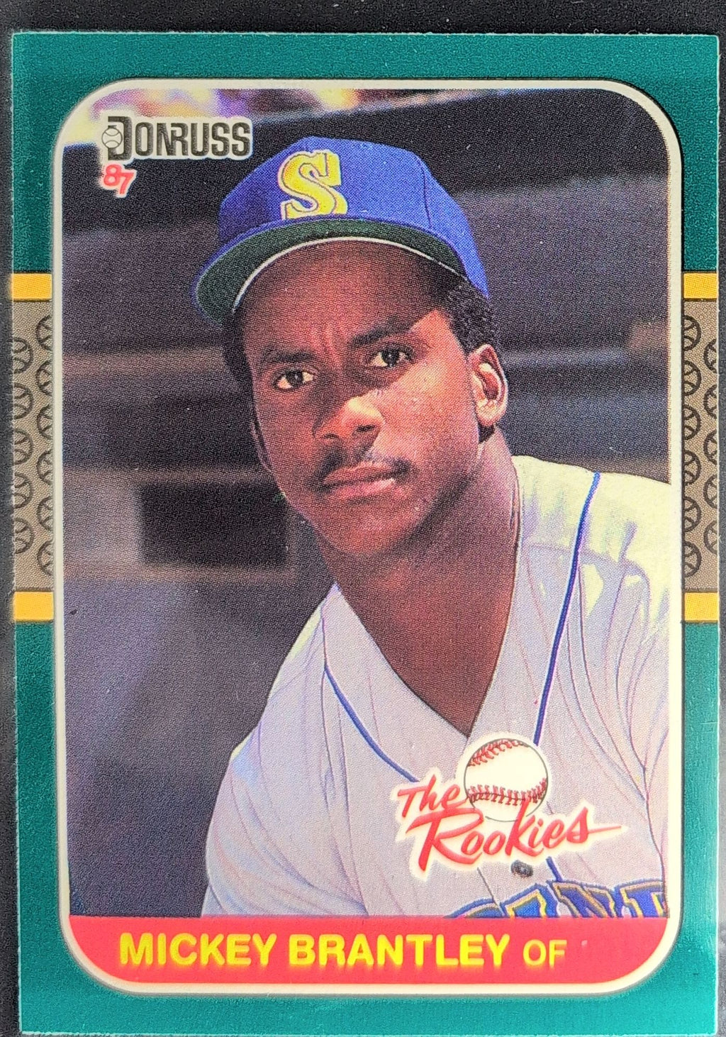 1987 Donruss The Rookies Mickey Brantley #27 Seattle Mariners front