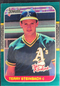 1987 Donruss The Rookies Terry Steinbach #26 Oakland Athletics front