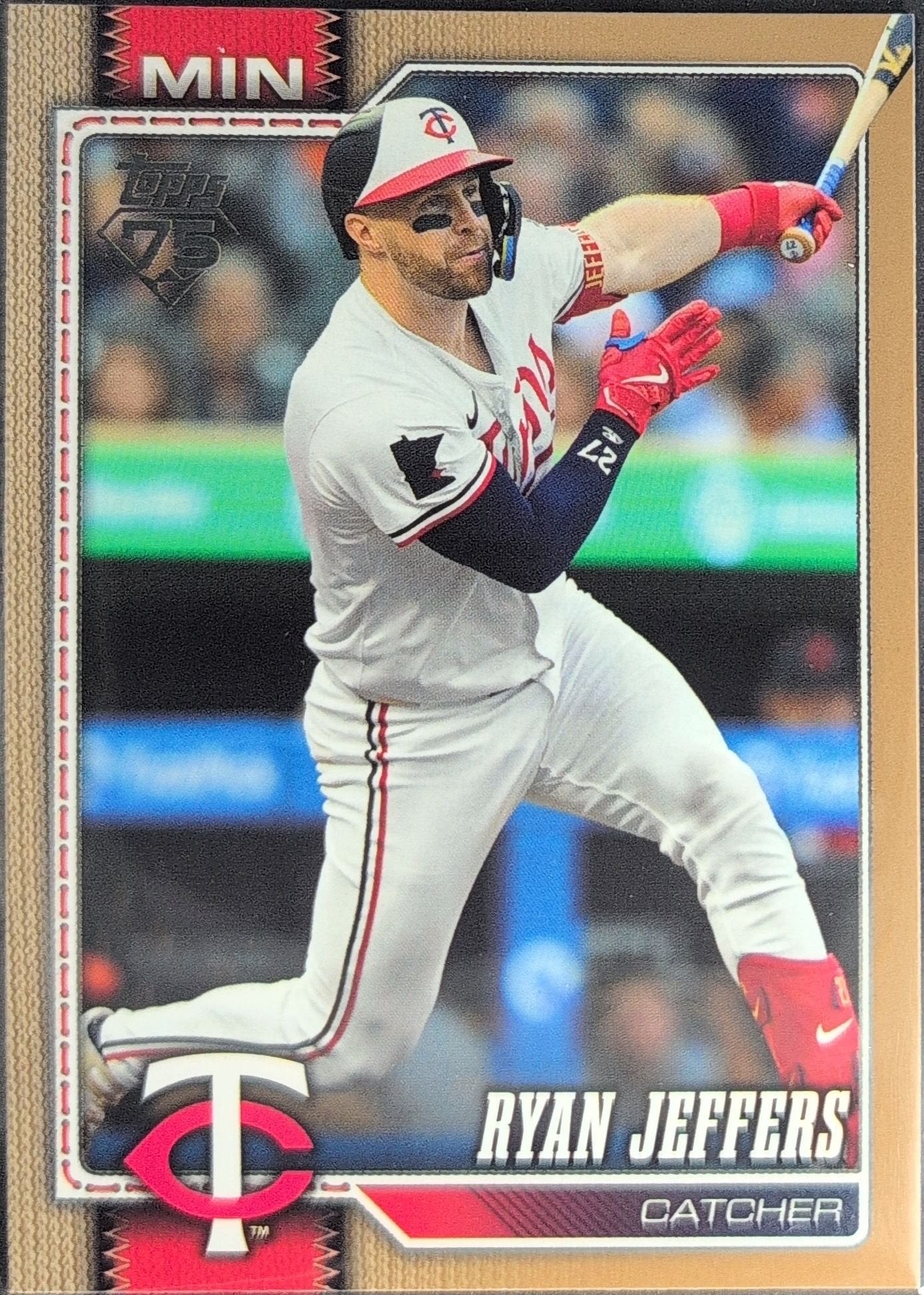 Ryan Jeffers 2026 Topps #315 Gold Minnesota Twins - front image