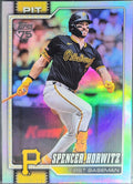 2026 Topps Spencer Horwitz #77 Rainbow Foil Pittsburgh Pirates front