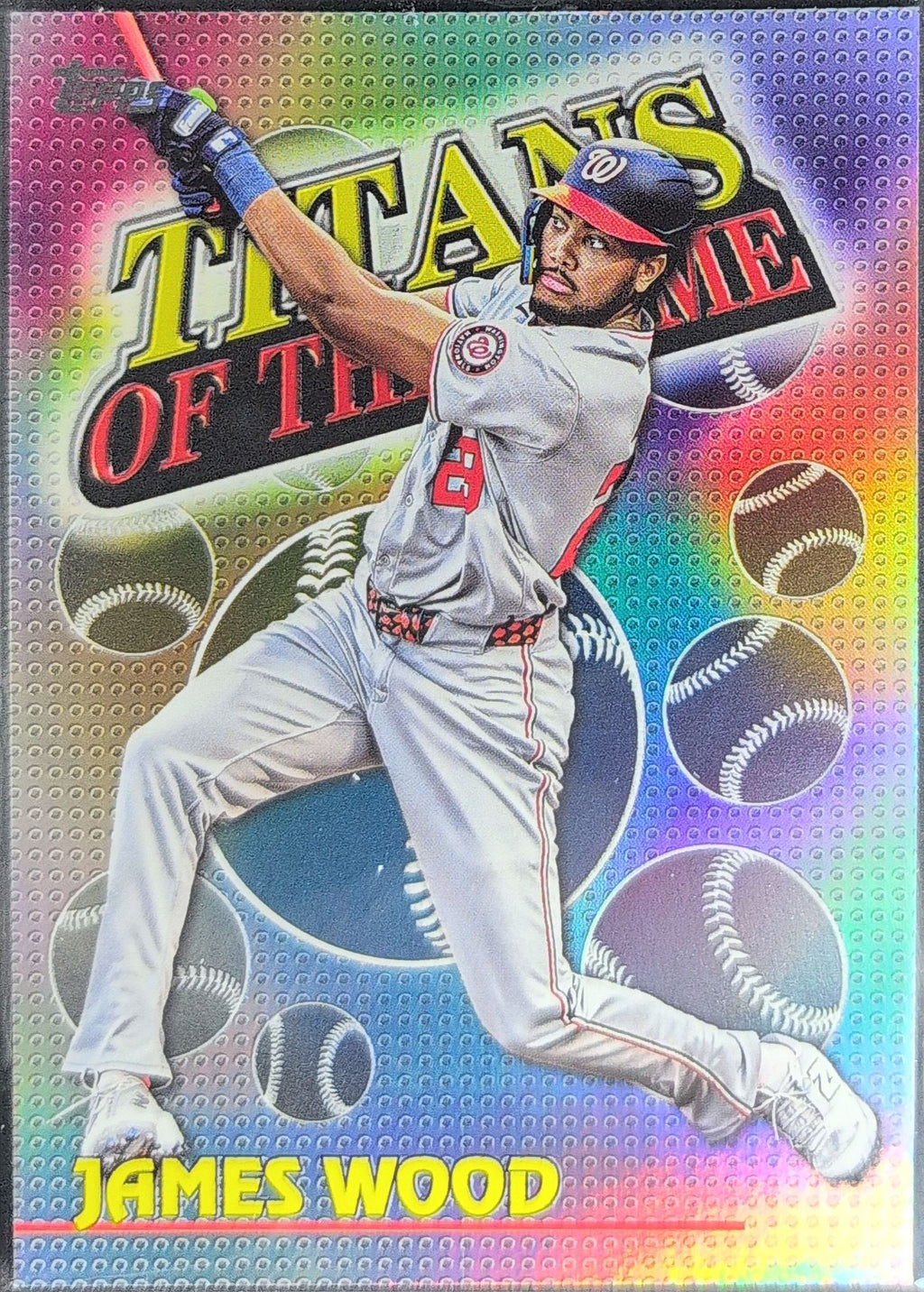 2026 Topps James Wood #TOG-15 Titans of the Game Washington Nationals front