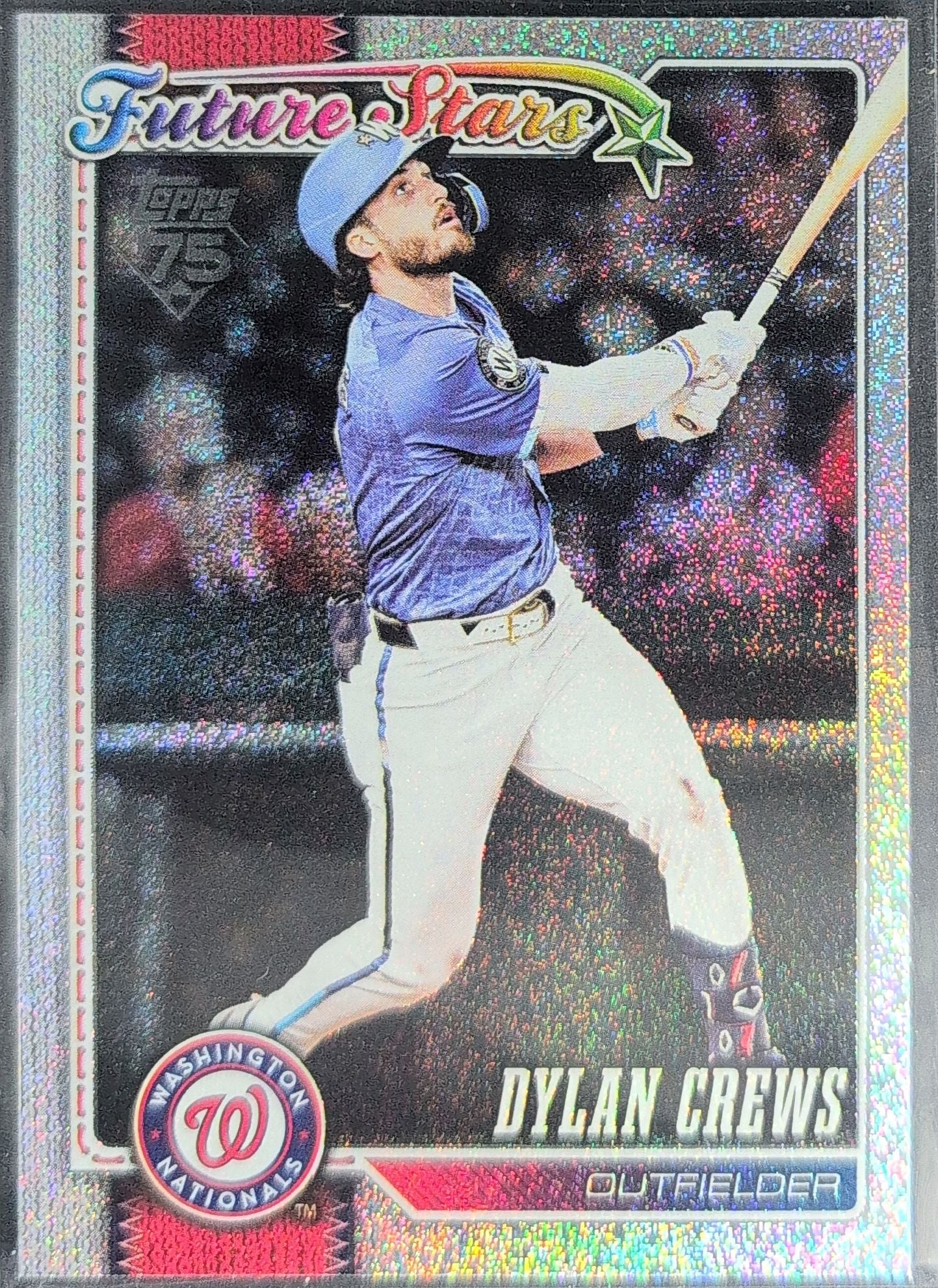 2026 Topps Dylan Crews #86 Sandglitter Washington Nationals front
