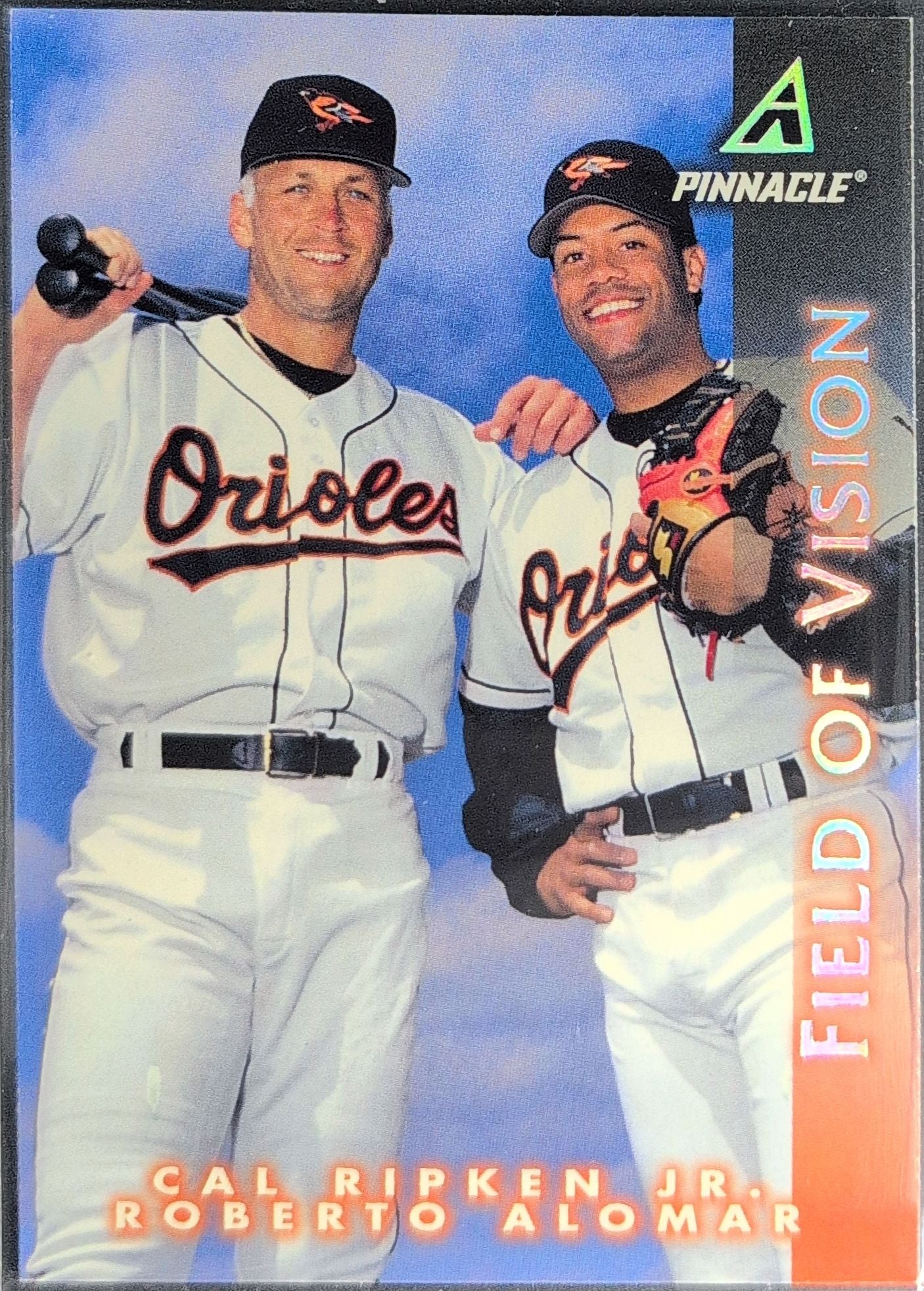 1998 Pinnacle Cal Ripken Jr. / Roberto Alomar #183 Baltimore Orioles front