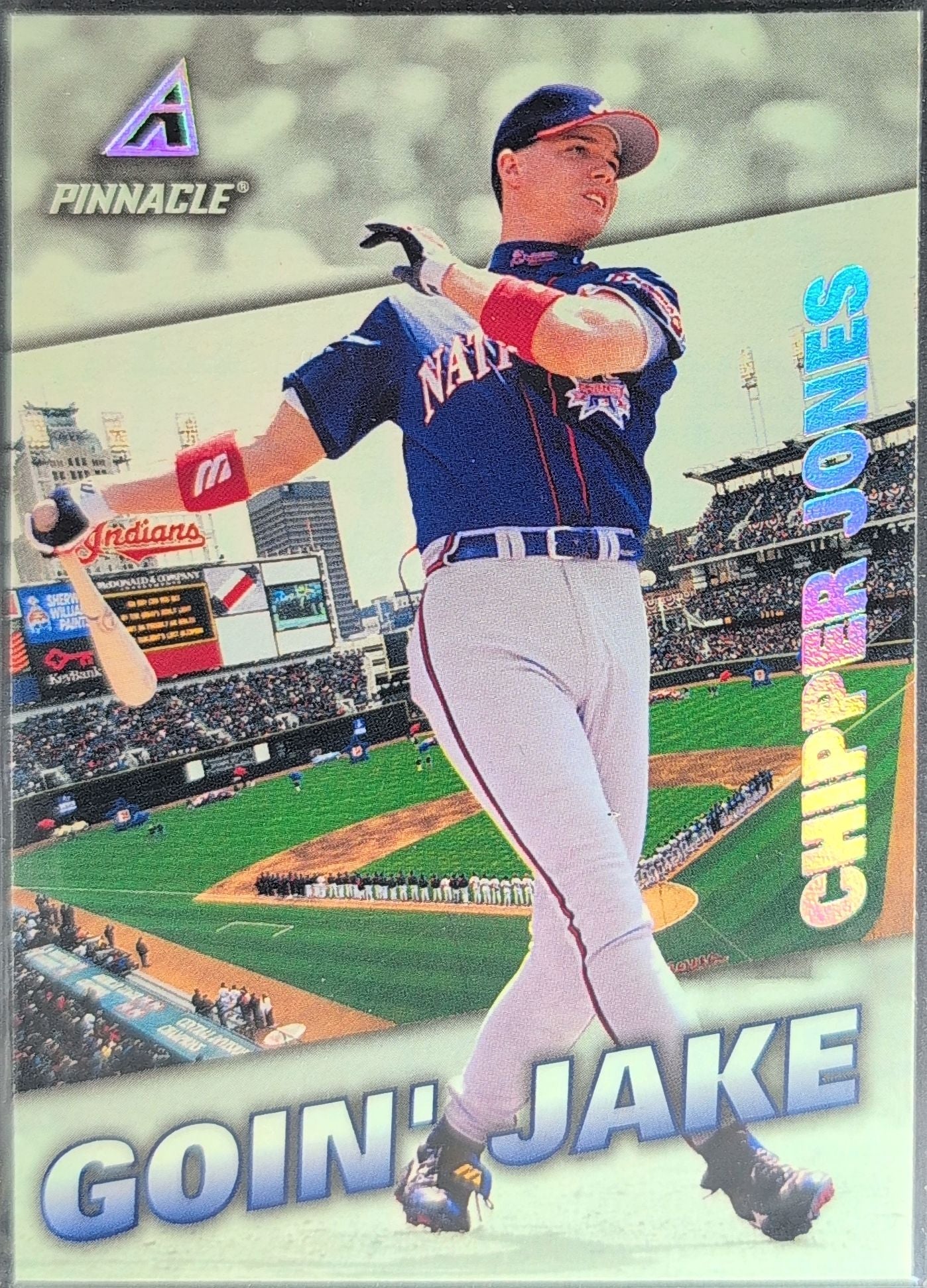 1998 Pinnacle Chipper Jones #194 Atlanta Braves front