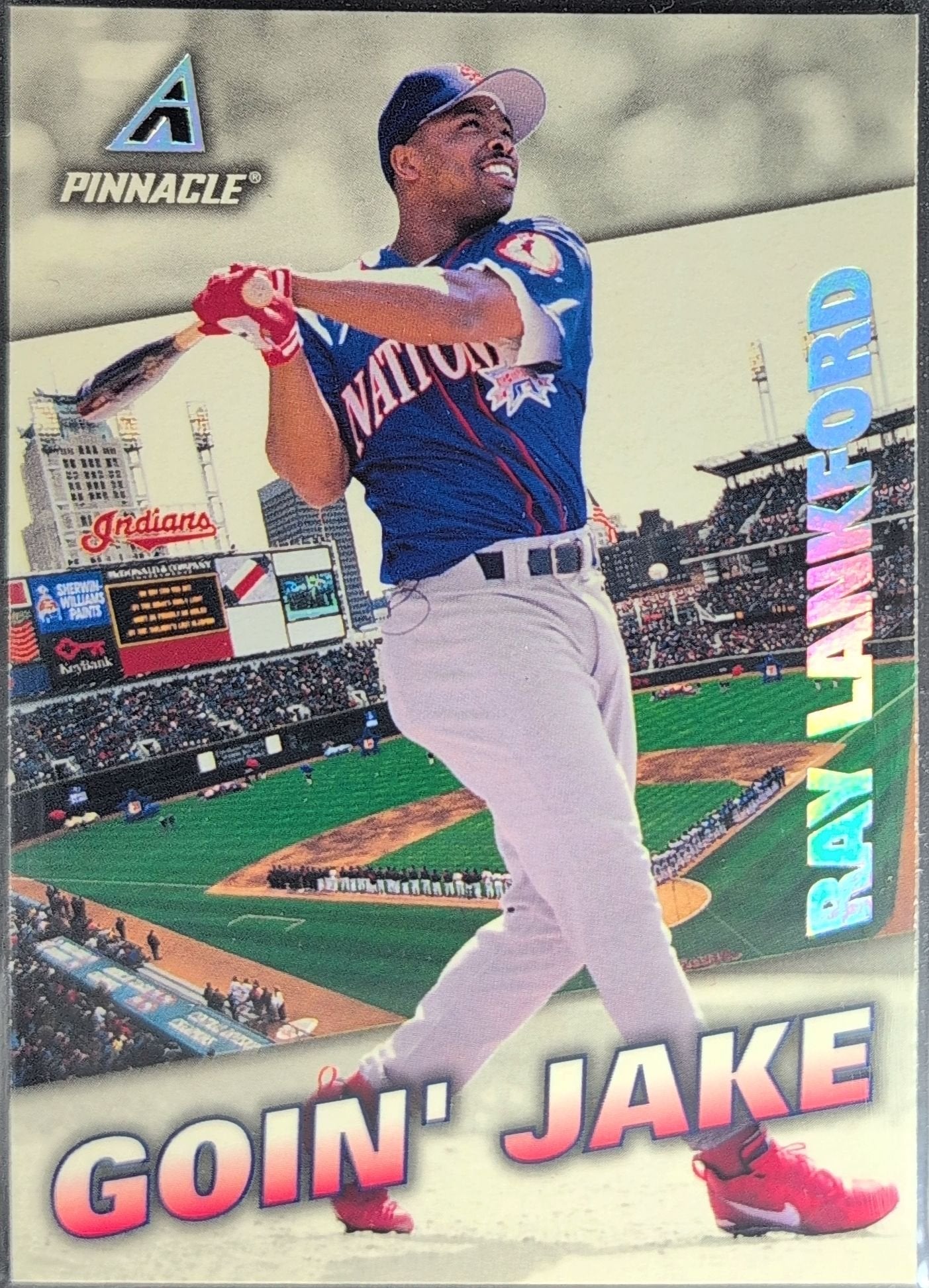 Ray Lankford 1998 Pinnacle #195 St. Louis Cardinals - front image