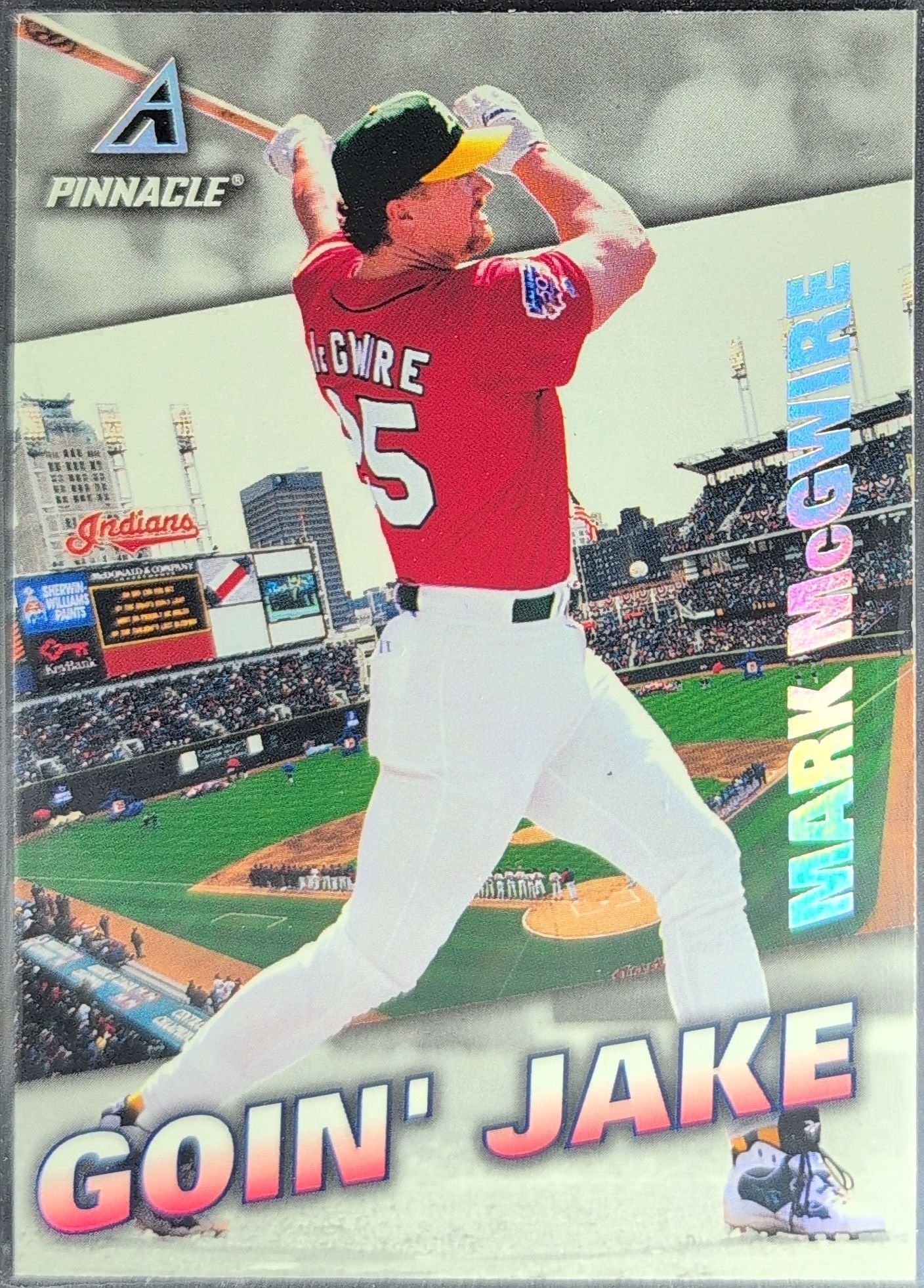 Mark McGwire 1998 Pinnacle #188 St. Louis Cardinals - front image