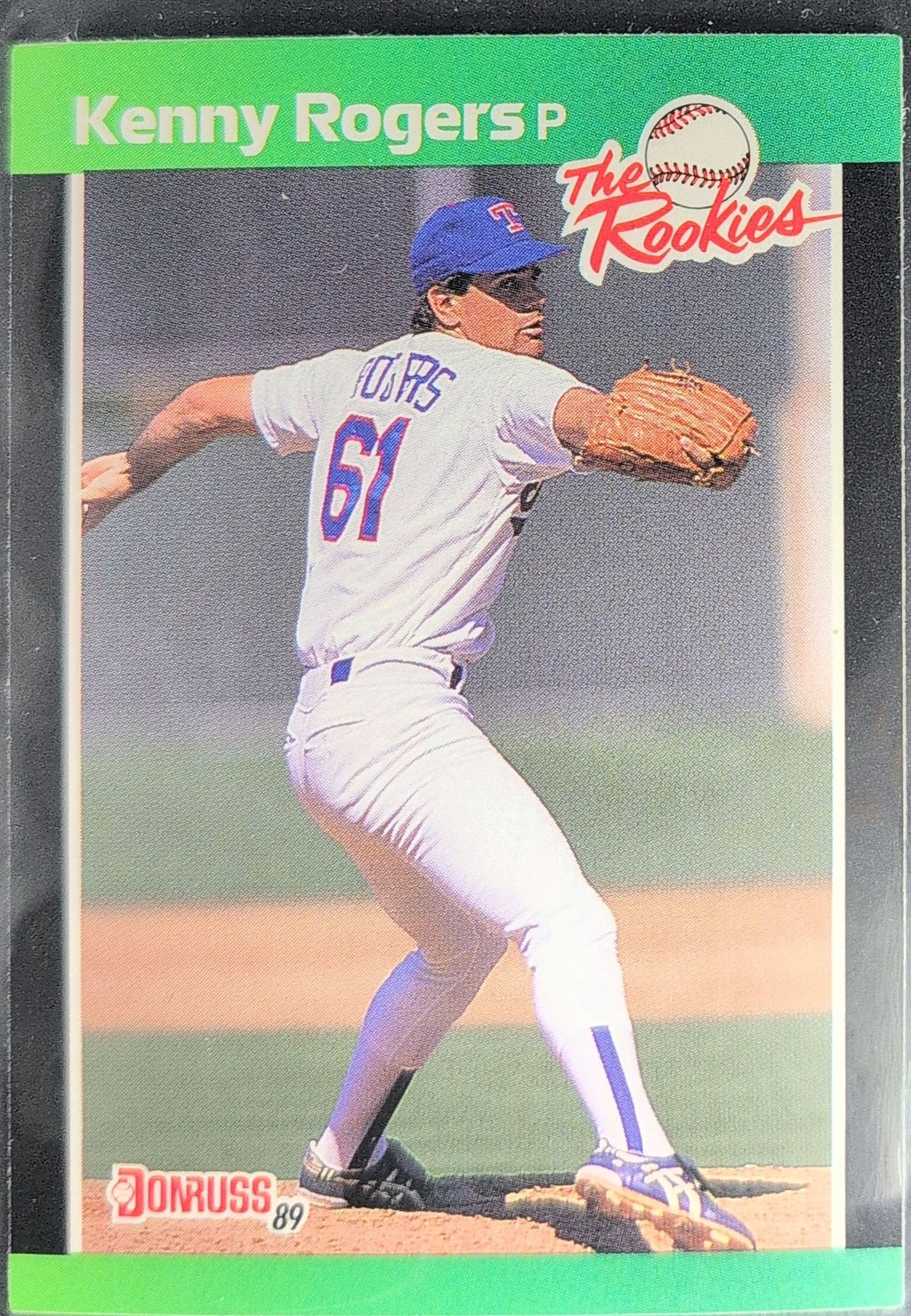 1989 Donruss The Rookies Kenny Rogers #13 Texas Rangers front