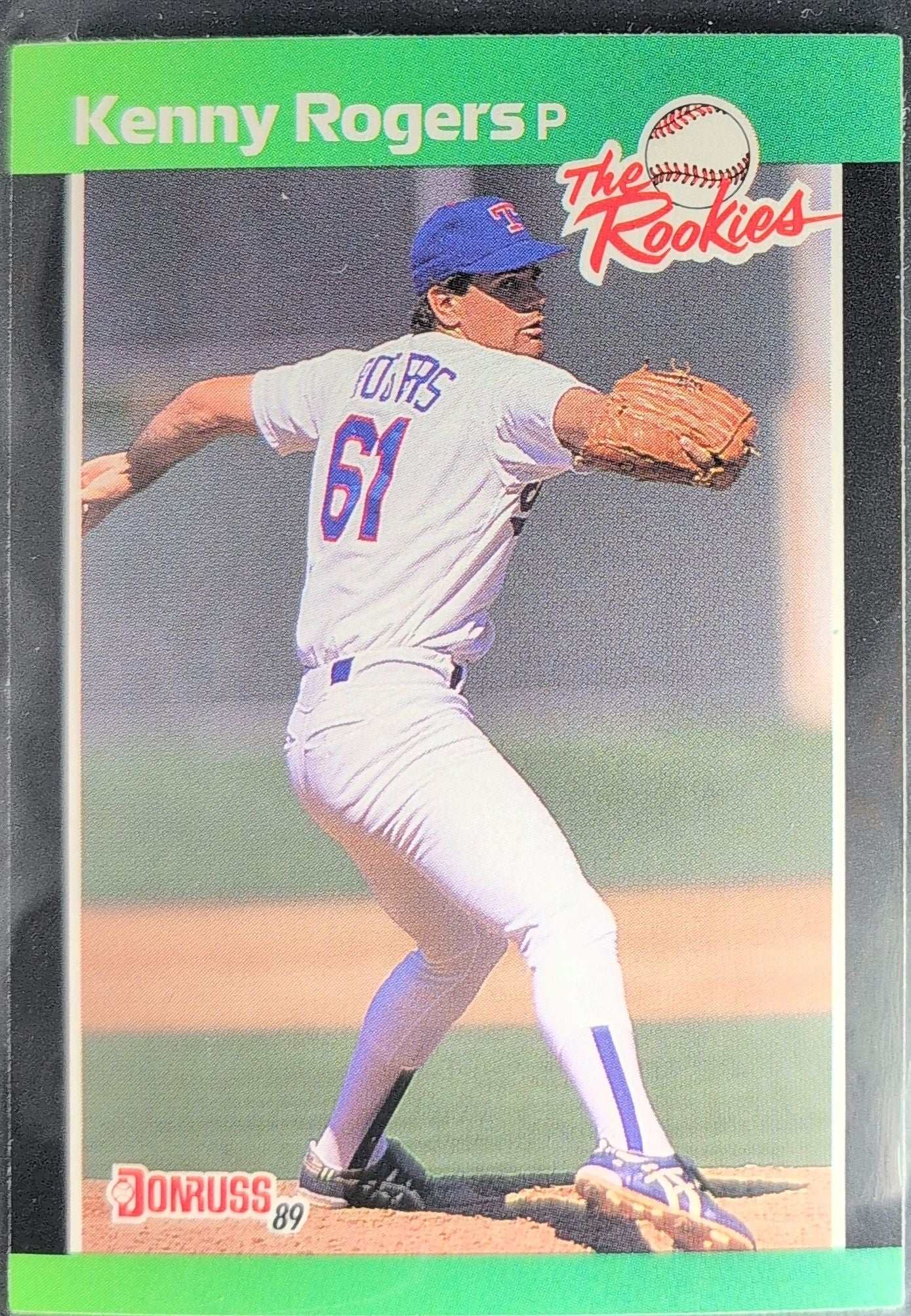 Kenny Rogers 1989 Donruss The Rookies #13 Texas Rangers