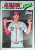 2026 Topps Heritage Tyler Stephenson #138 Chrome Cincinnati Reds front