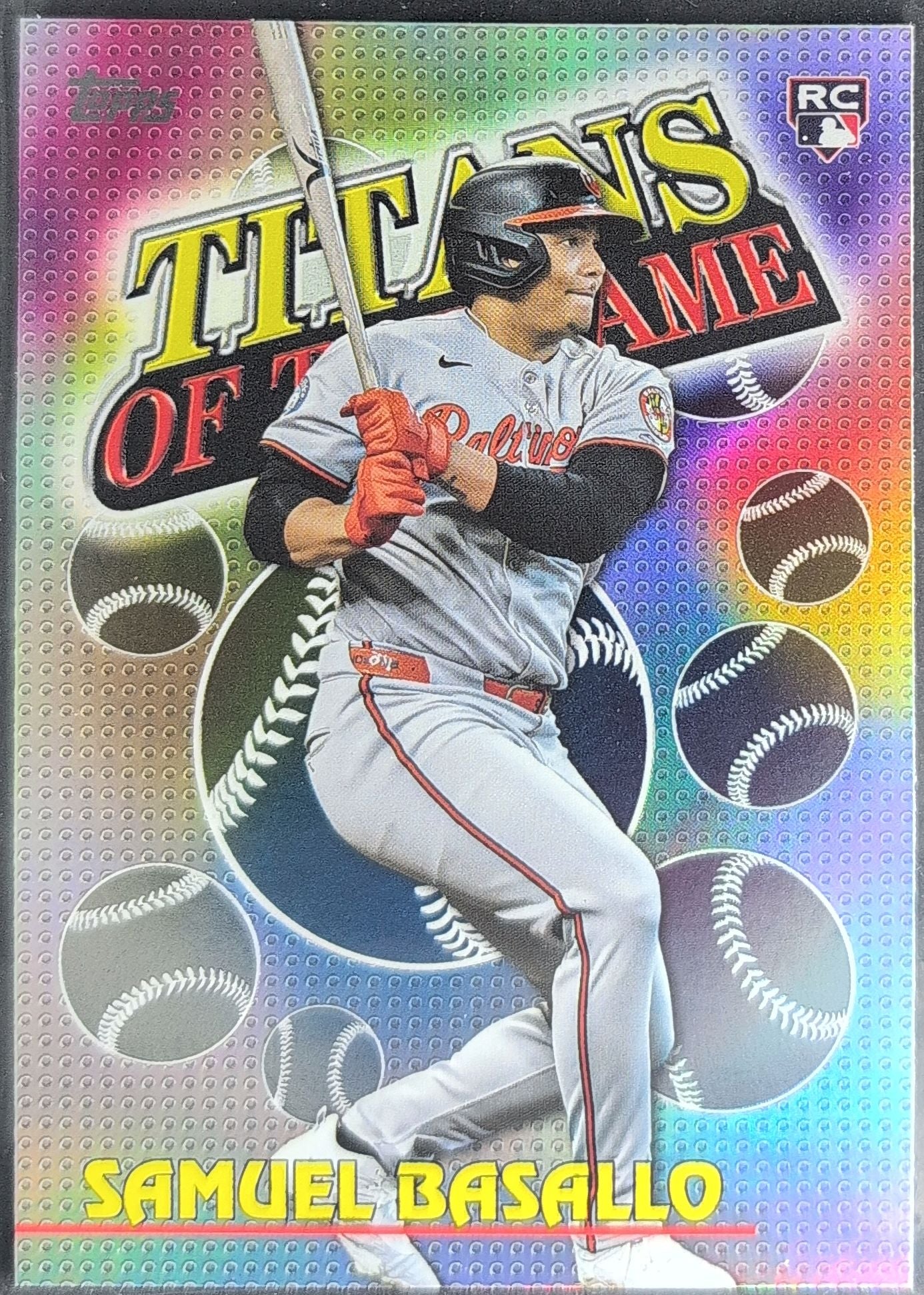 2026 Topps Samuel Basallo #TOG-10 Titans of the Game Baltimore Orioles front