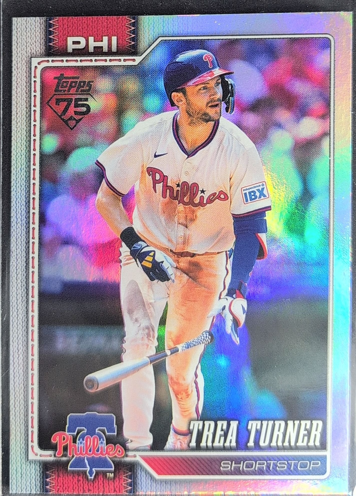 Trea Turner 2026 Topps #322 Rainbow Foil Philadelphia Phillies - front image
