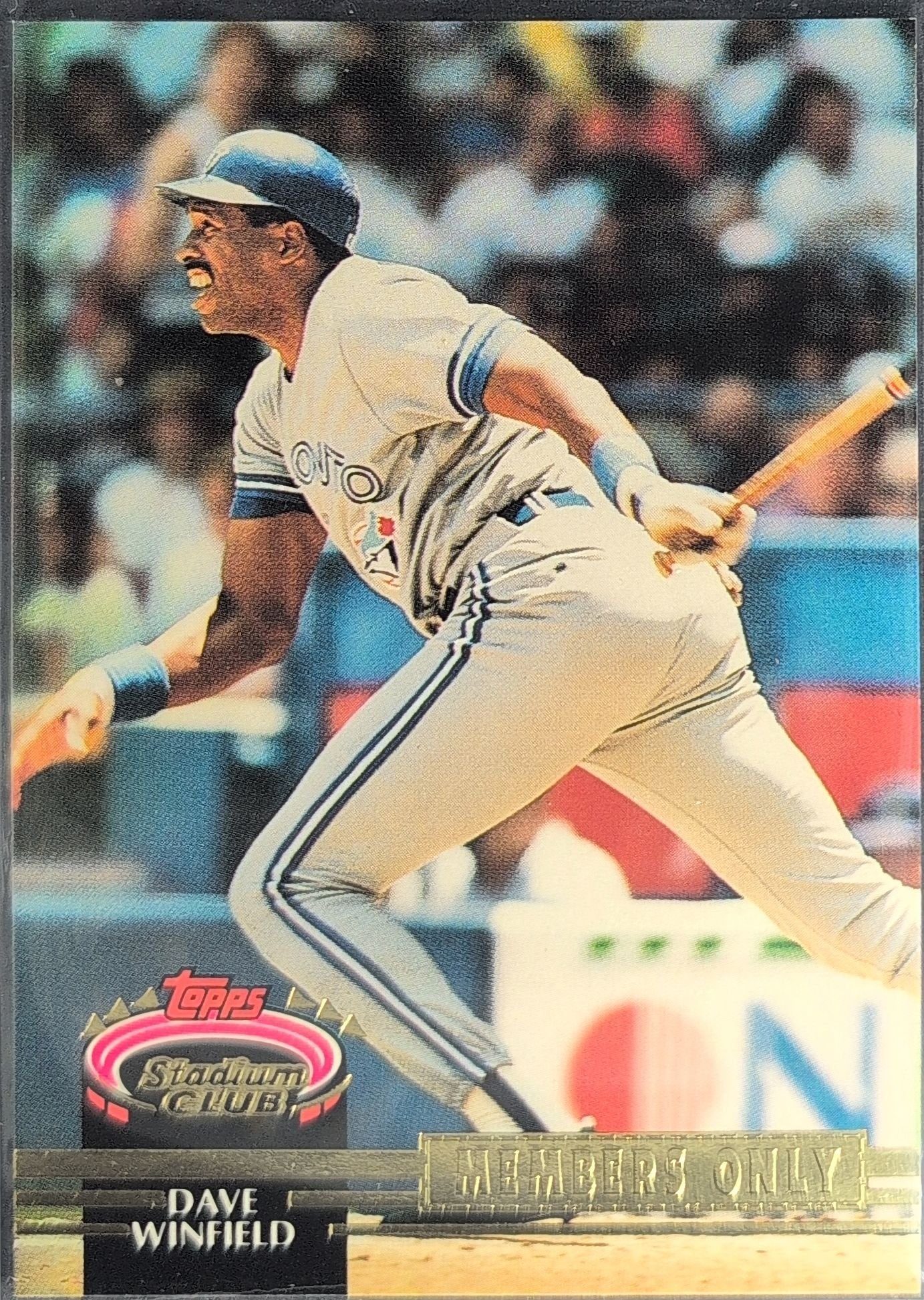 Dave Winfield 1992 Stadium Club Members Only #NNO Toronto Blue Jays - front image