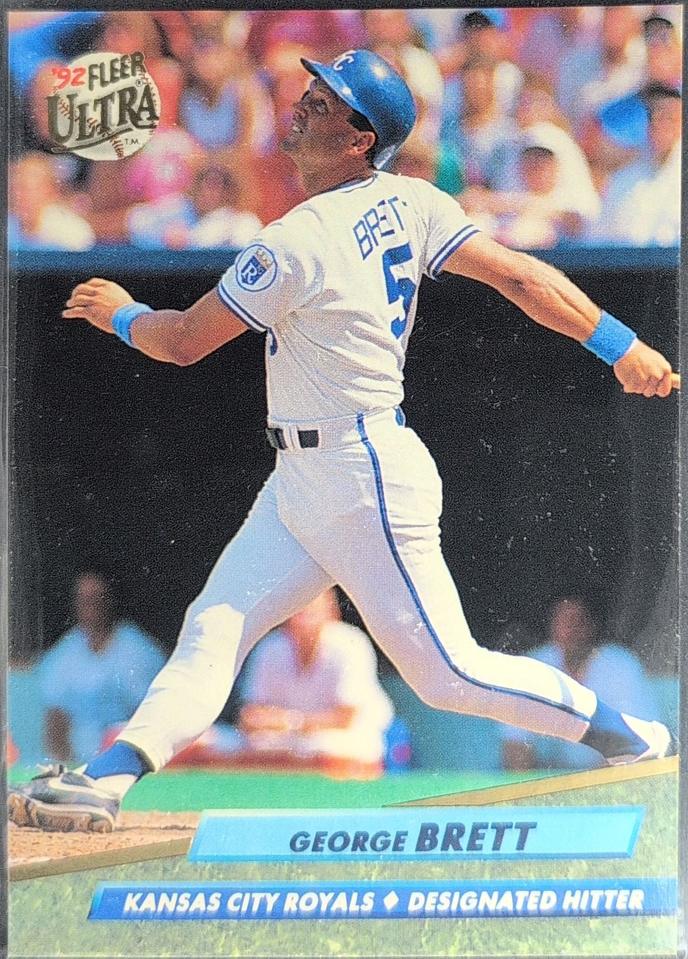1992 Ultra George Brett #68 Kansas City Royals front