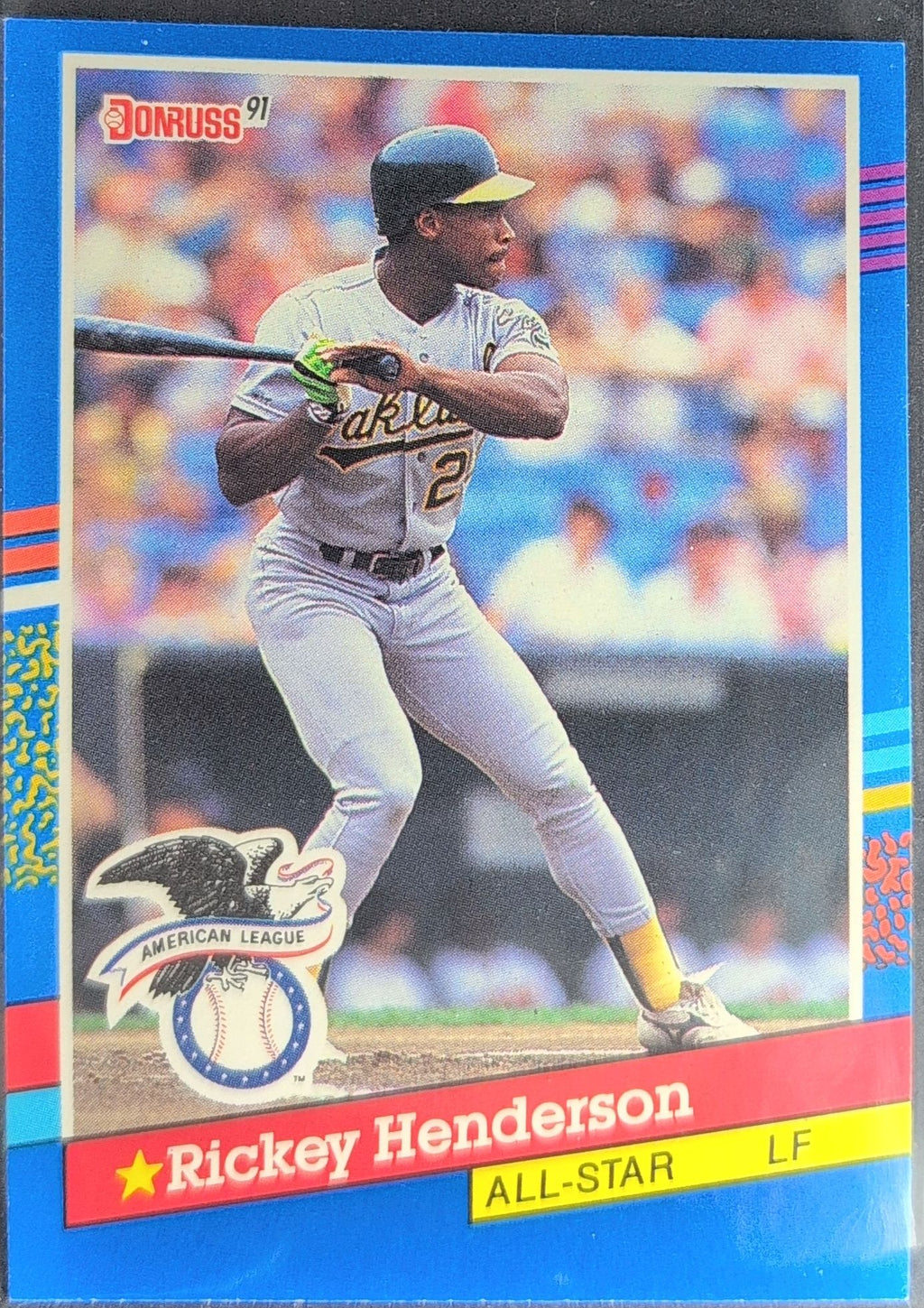 1991 Donruss Rickey Henderson #53 Oakland Athletics front