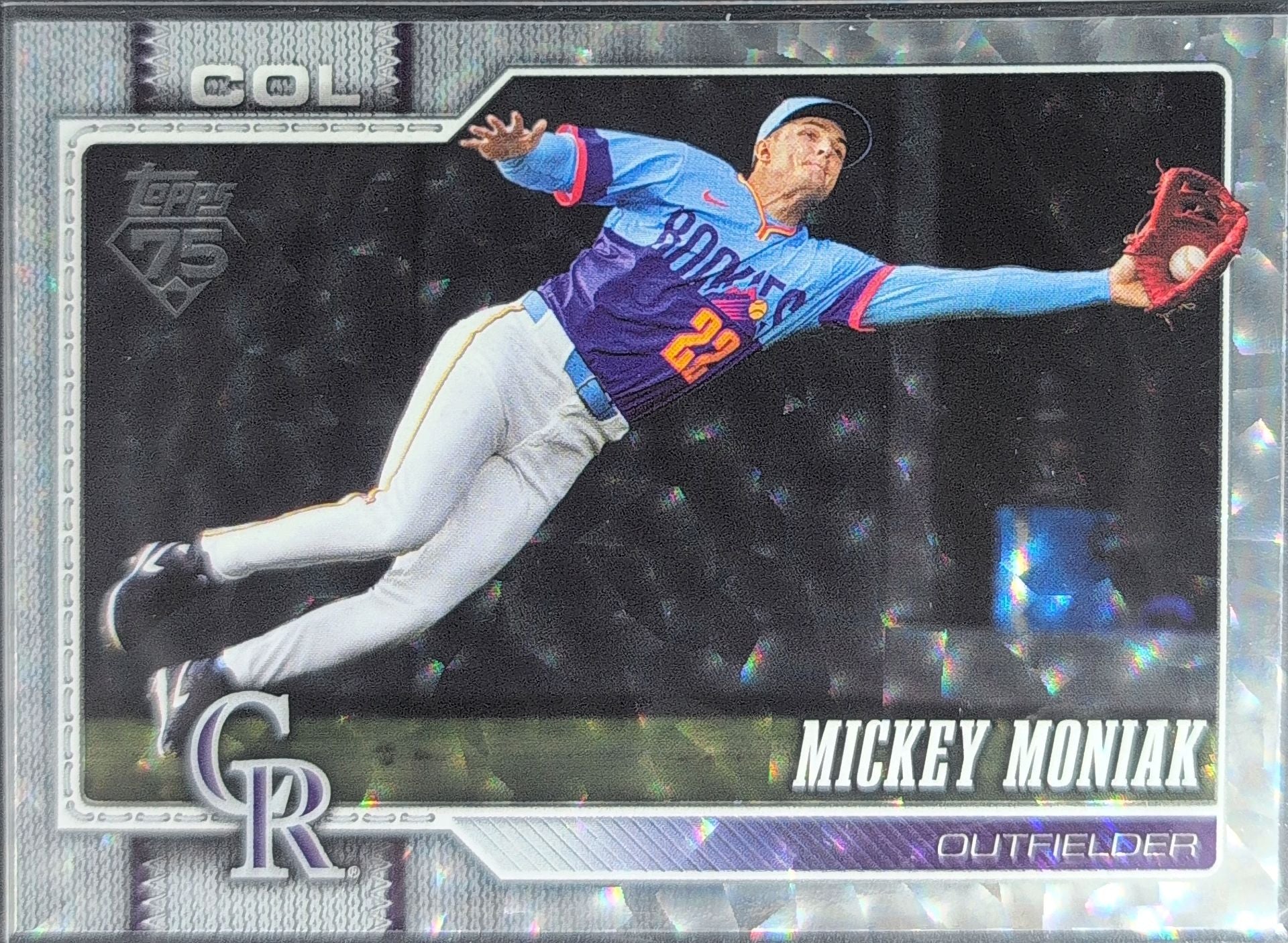 2026 Topps Mickey Moniak #195 Colorado Rockies front