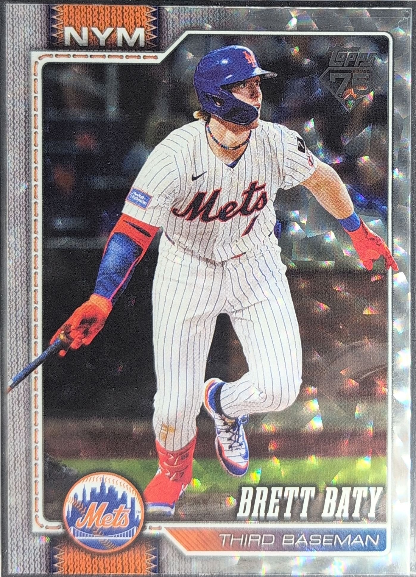 Brett Baty 2026 Topps #347 New York Mets - front image