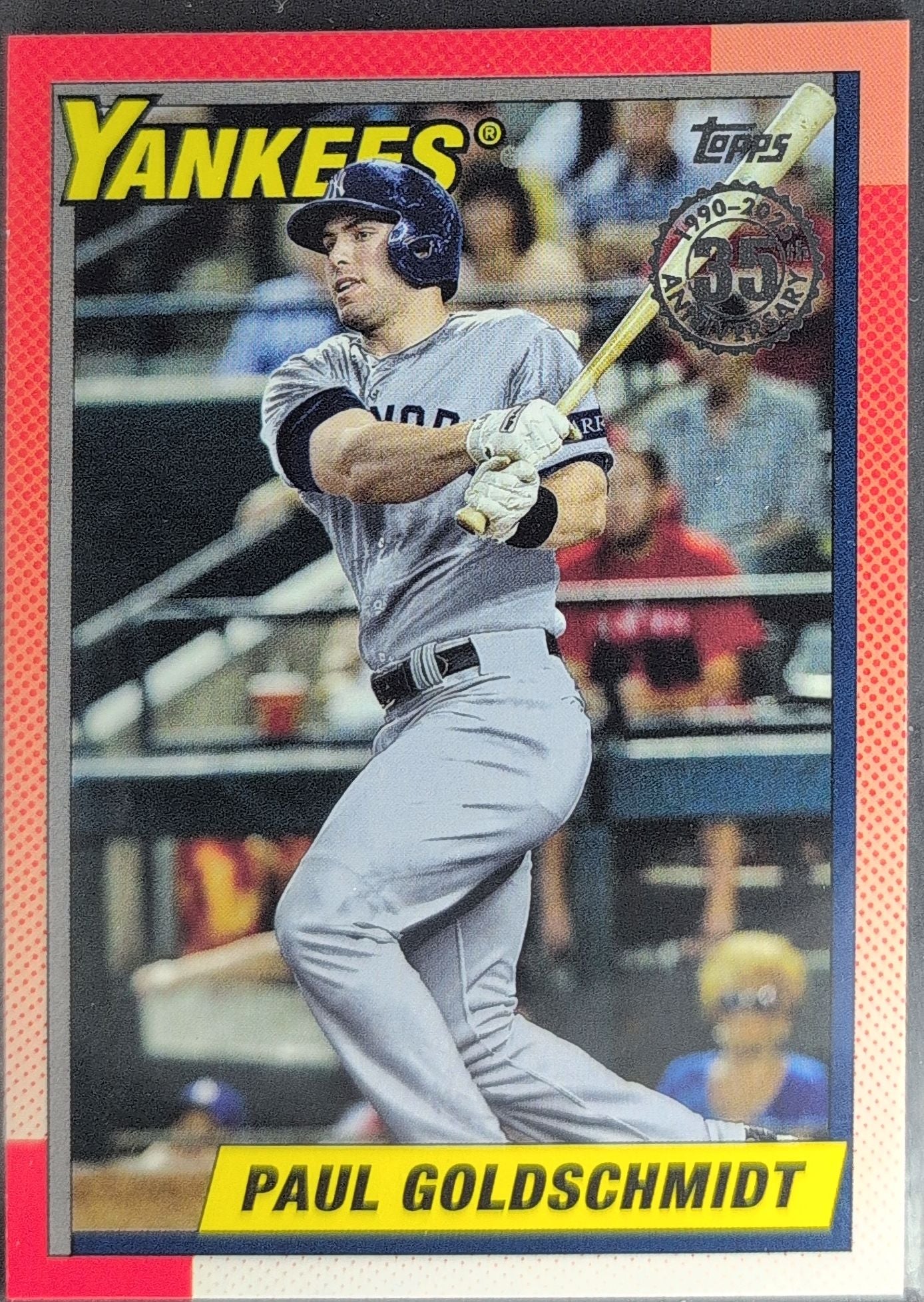 2025 Topps Paul Goldschmidt #90B2-46 1990 Topps Baseball 35th Anniversary (Series Two) New York Yankees front