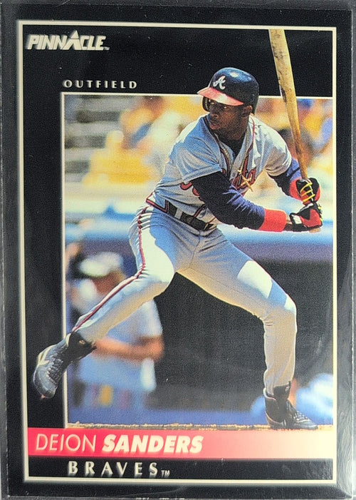 1992 Pinnacle Deion Sanders #170 Atlanta Braves front