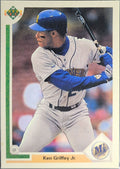 1991 Upper Deck Ken Griffey Jr. #555b Seattle Mariners front