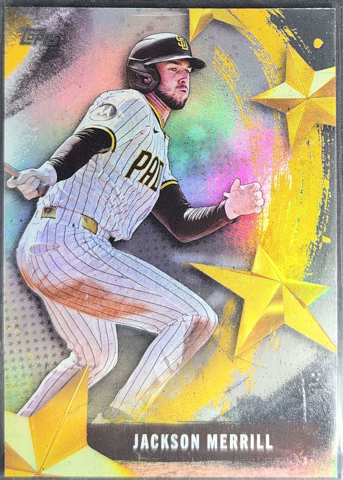 Jackson Merrill 2025 Topps Update #SMLB-80 Stars of MLB Pink San Diego Padres