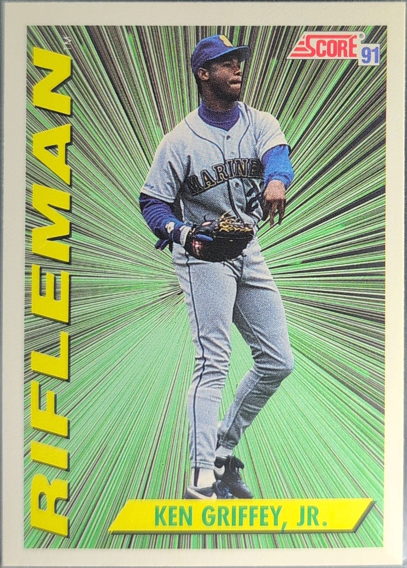 1991 Score Ken Griffey, Jr. #697 Seattle Mariners front