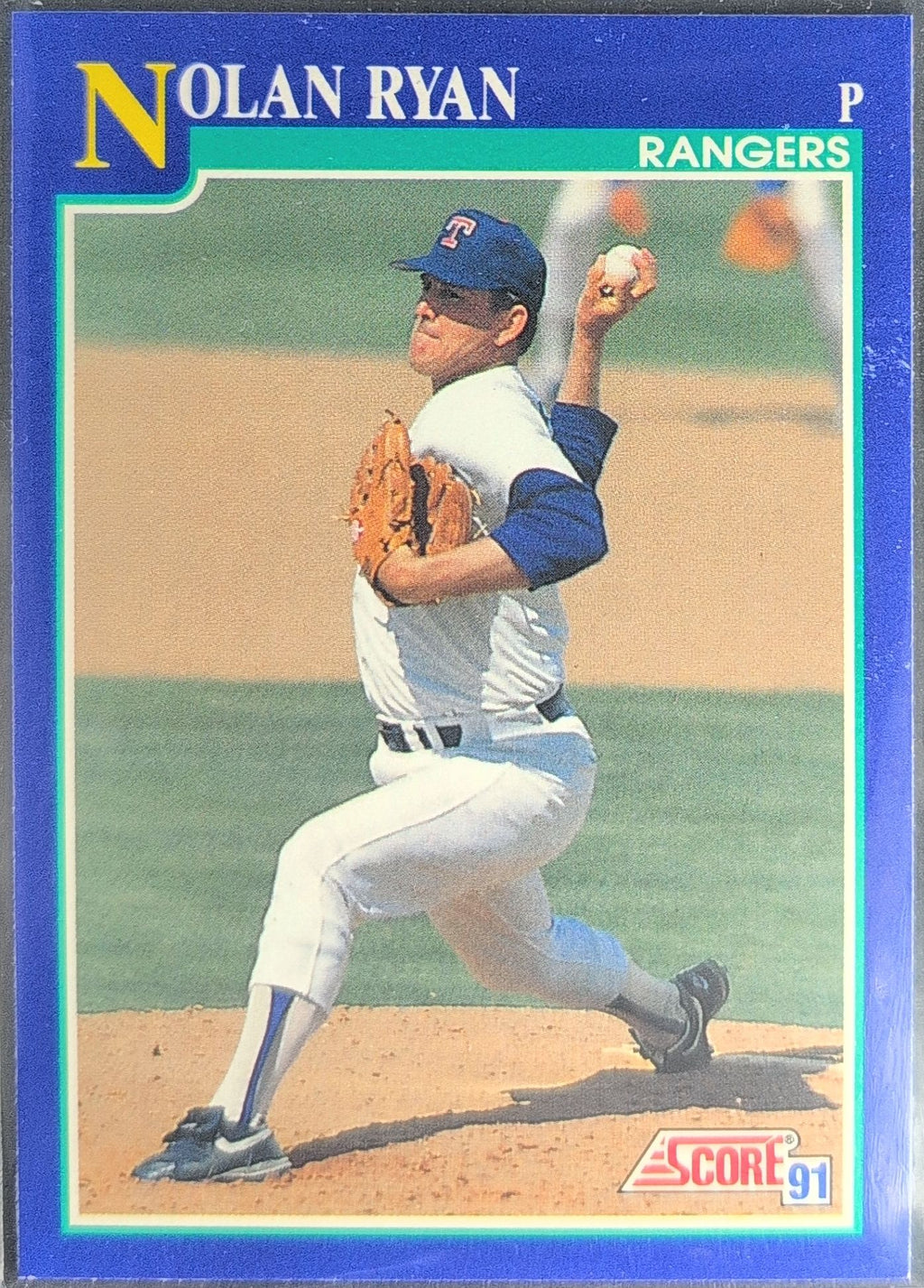 1991 Score Nolan Ryan #4 Texas Rangers front