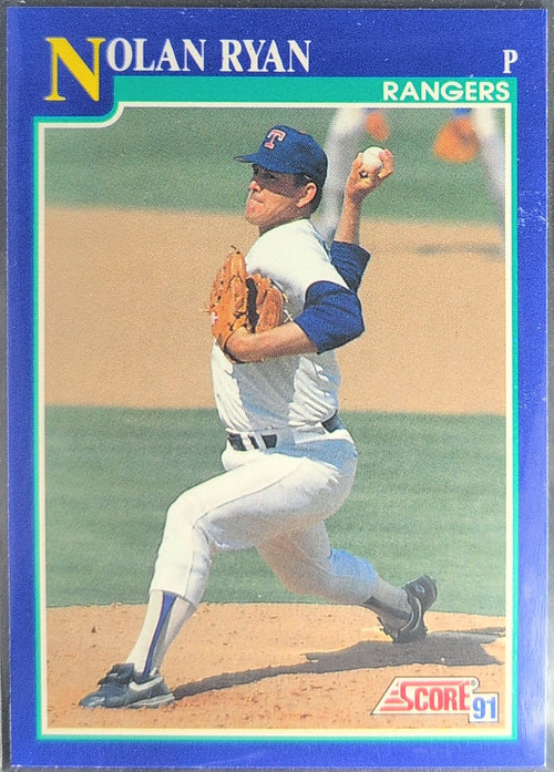 1991 Score Nolan Ryan #4 Texas Rangers front