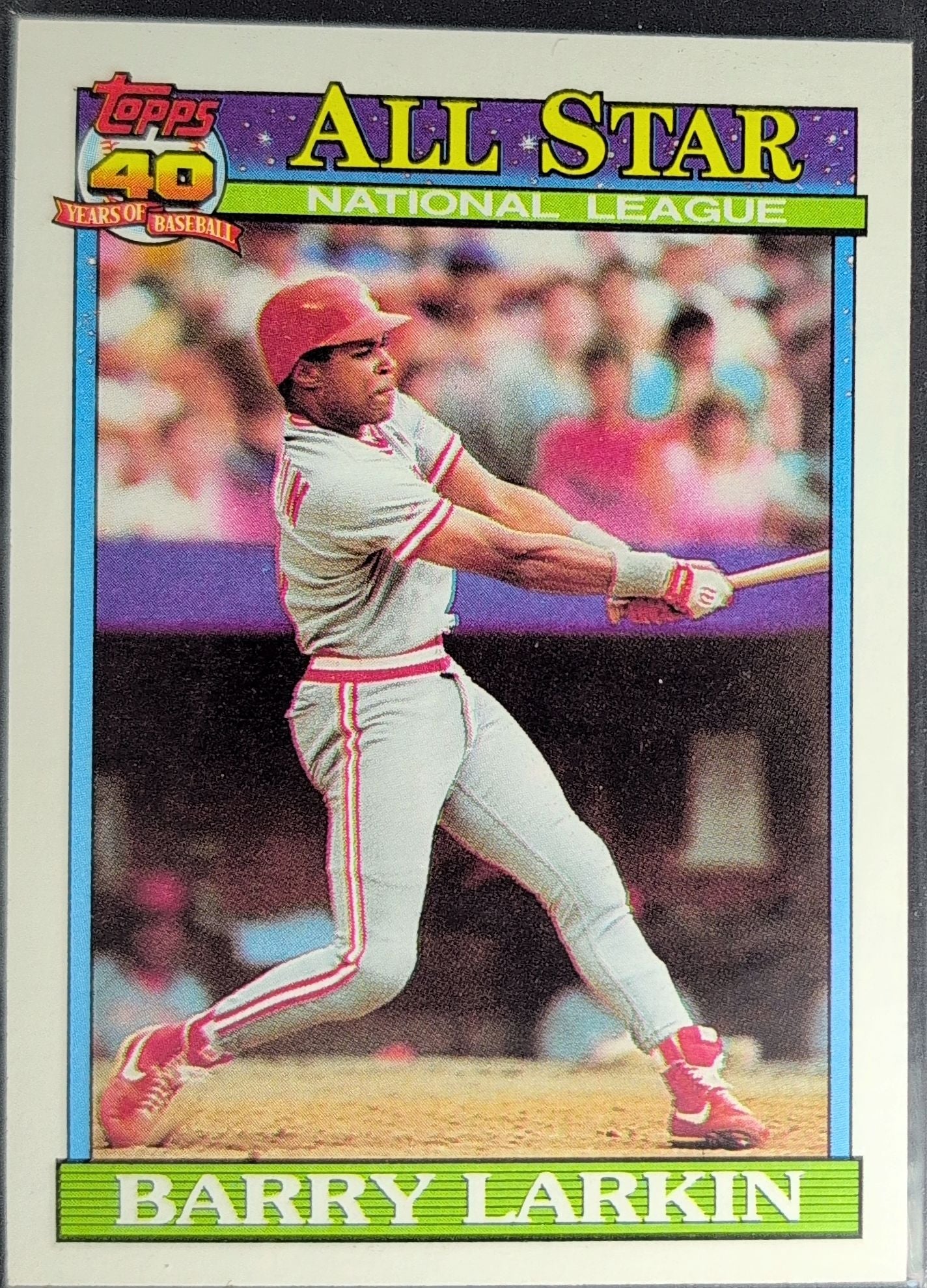 1991 Topps Barry Larkin #400 Cincinnati Reds front