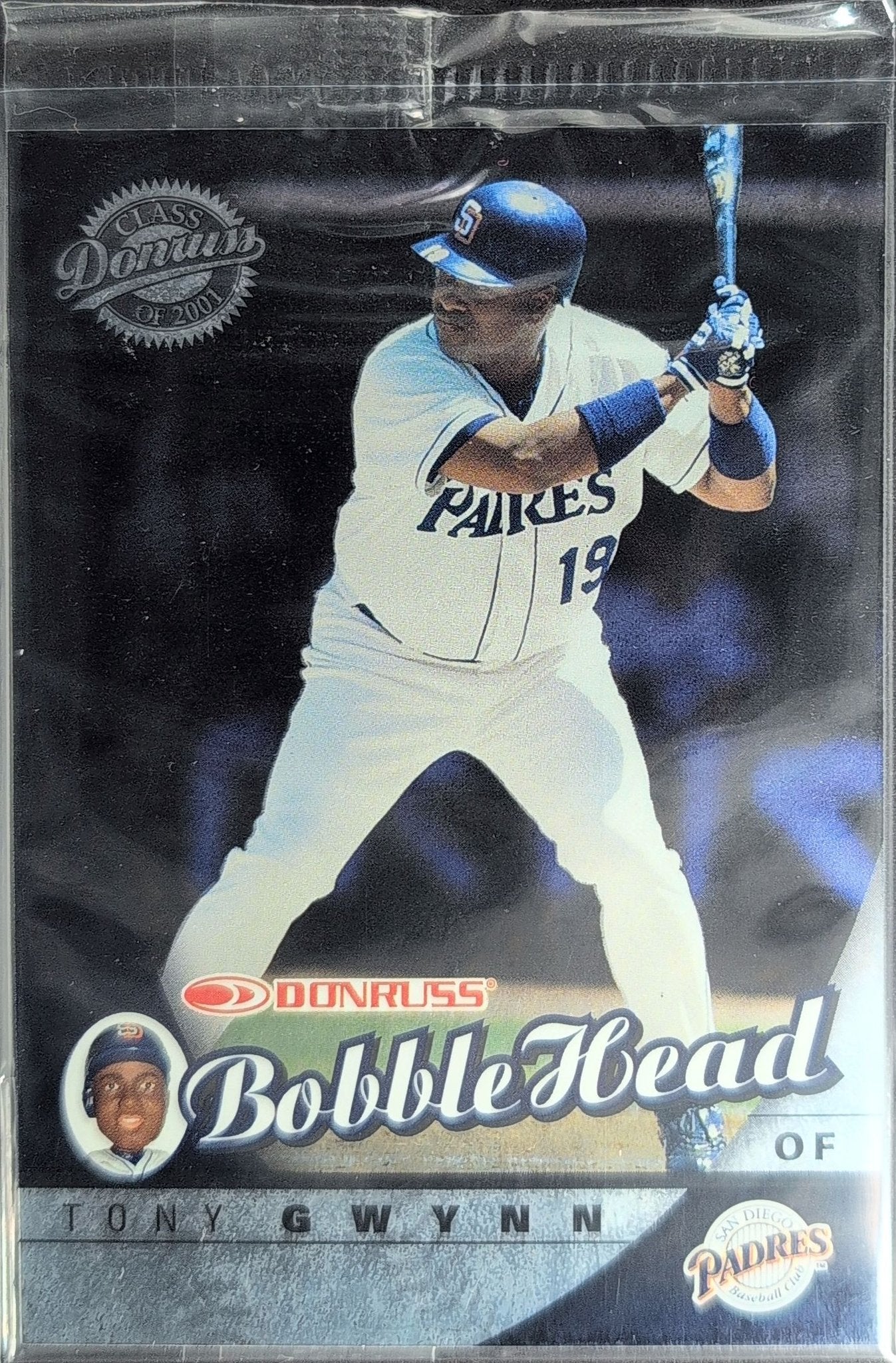 Tony Gwynn 2001 Donruss Class of 2001 #16 Bobble Head Cards San Diego Padres - front image