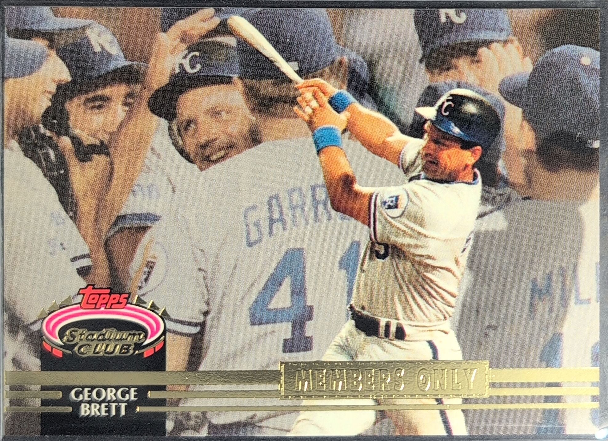 1992 Stadium Club Members Only George Brett #NNO Kansas City Royals front