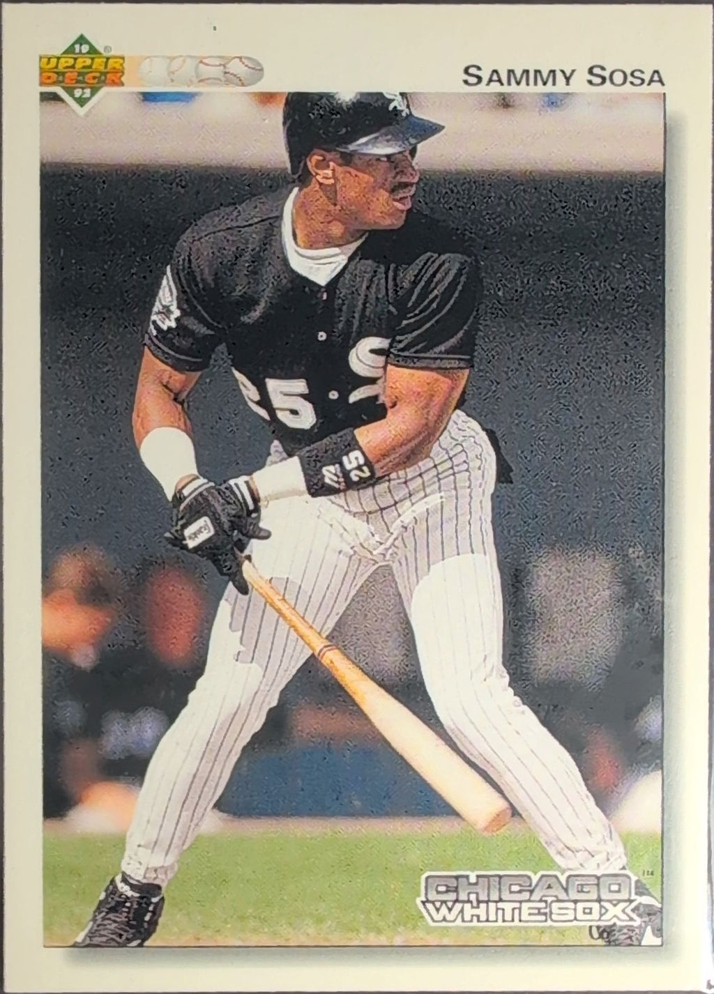 Sammy Sosa 1992 Upper Deck #438 Chicago White Sox - front image