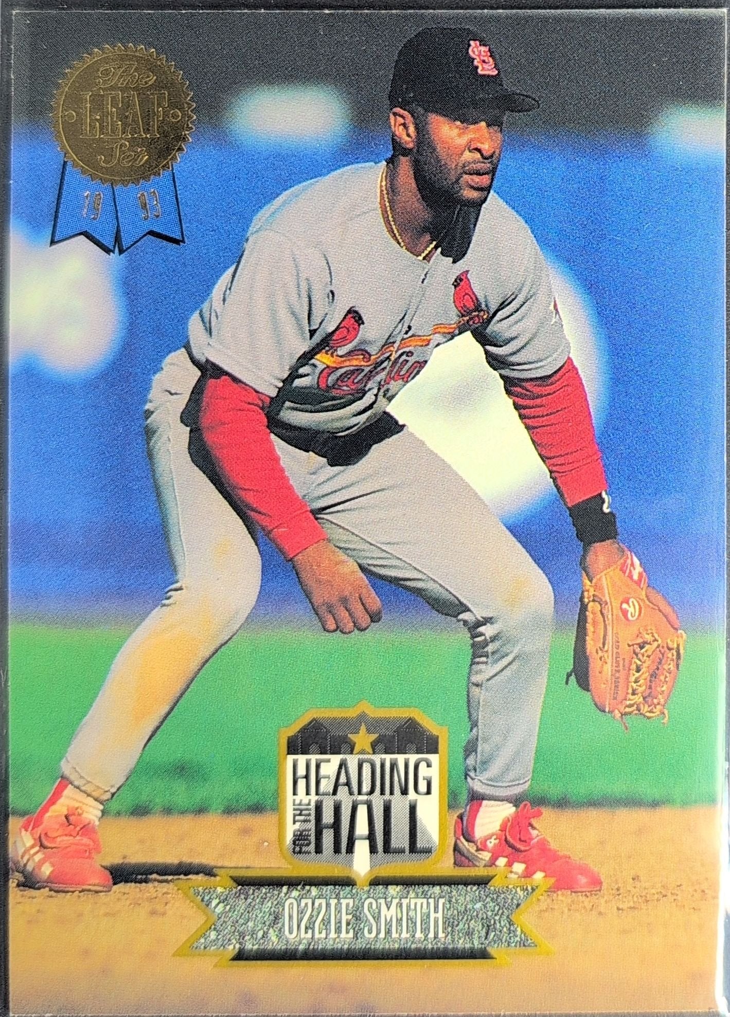 Ozzie Smith 1993 Leaf #10 Heading for the Hall St. Louis Cardinals - front image