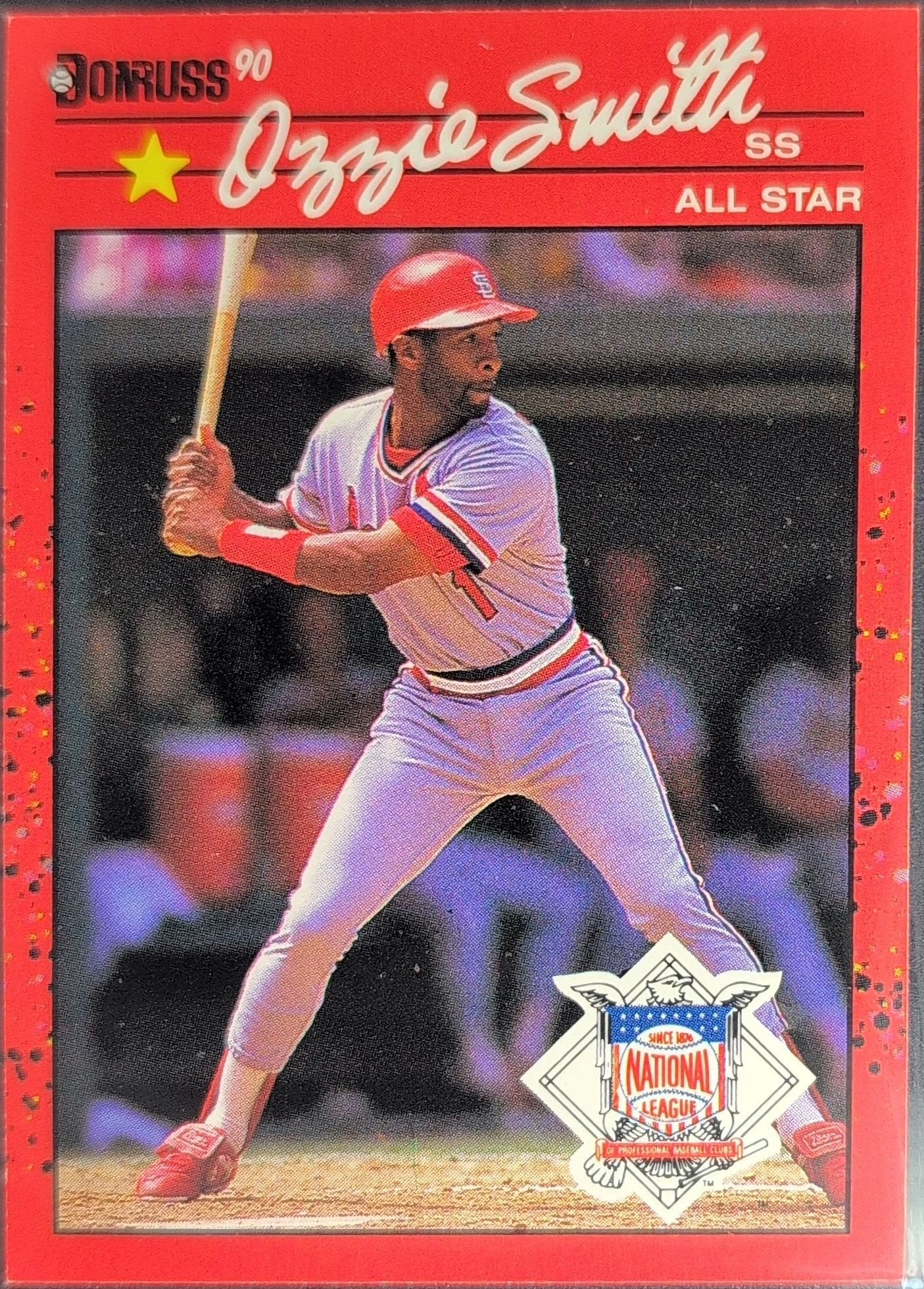 Ozzie Smith 1990 Donruss #710d St. Louis Cardinals - front image