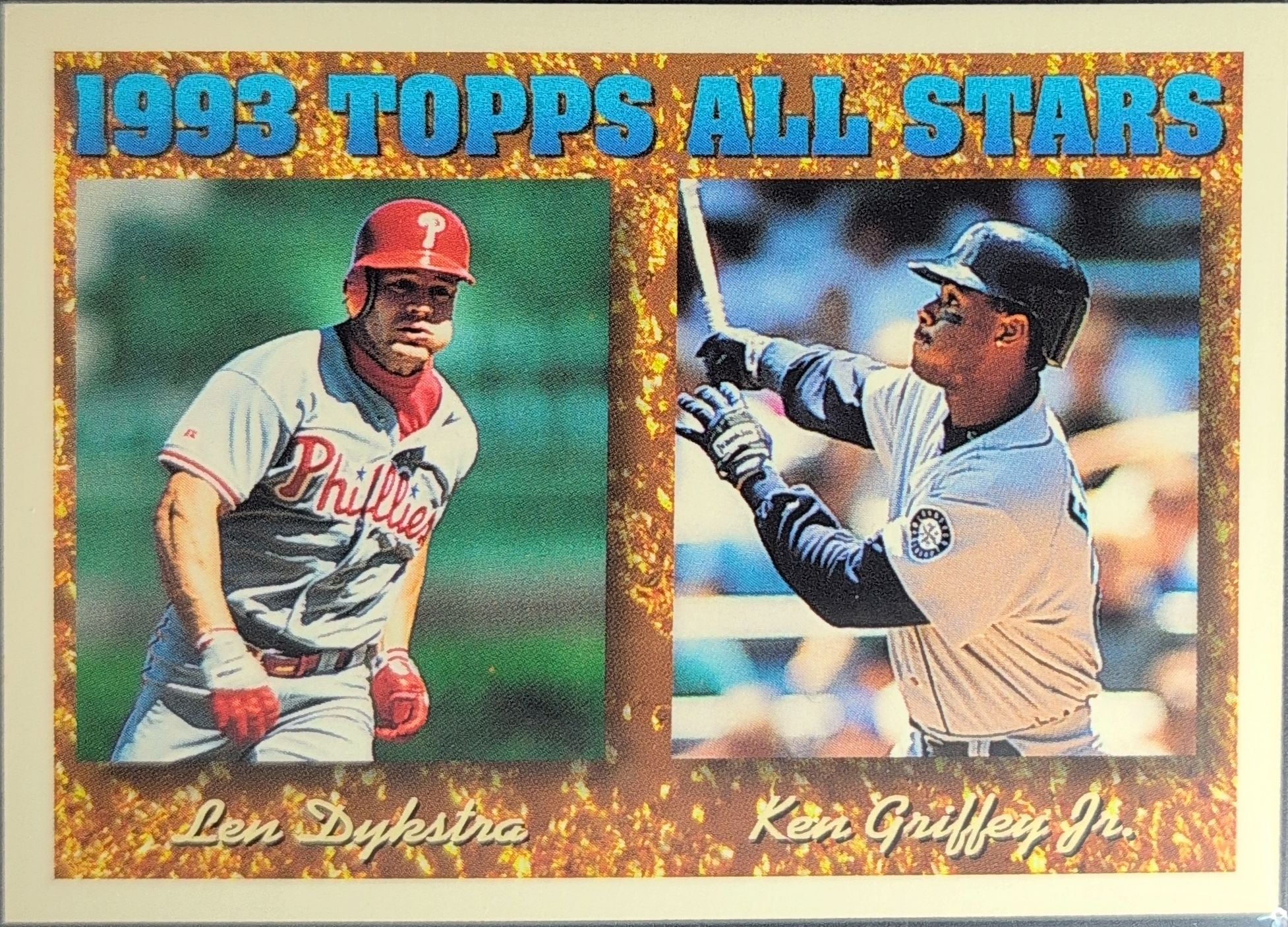 Len Dykstra / Ken Griffey, Jr. 1994 Topps #388 Gold Phillies/Mariners