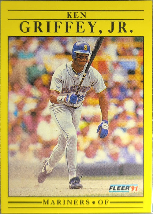 1991 Fleer Ken Griffey, Jr. #450 Seattle Mariners front