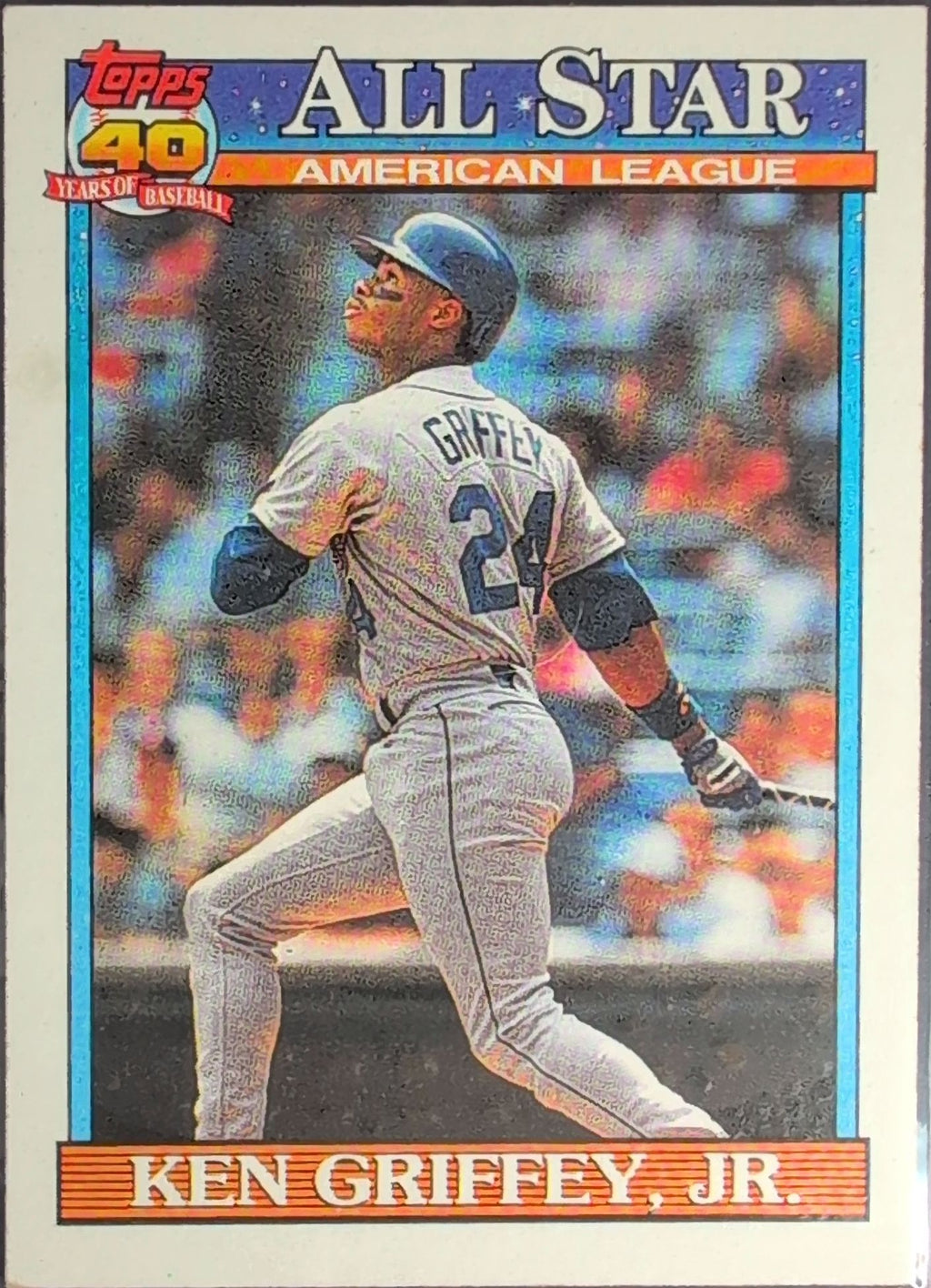 1991 Topps Ken Griffey, Jr. #392 Seattle Mariners front