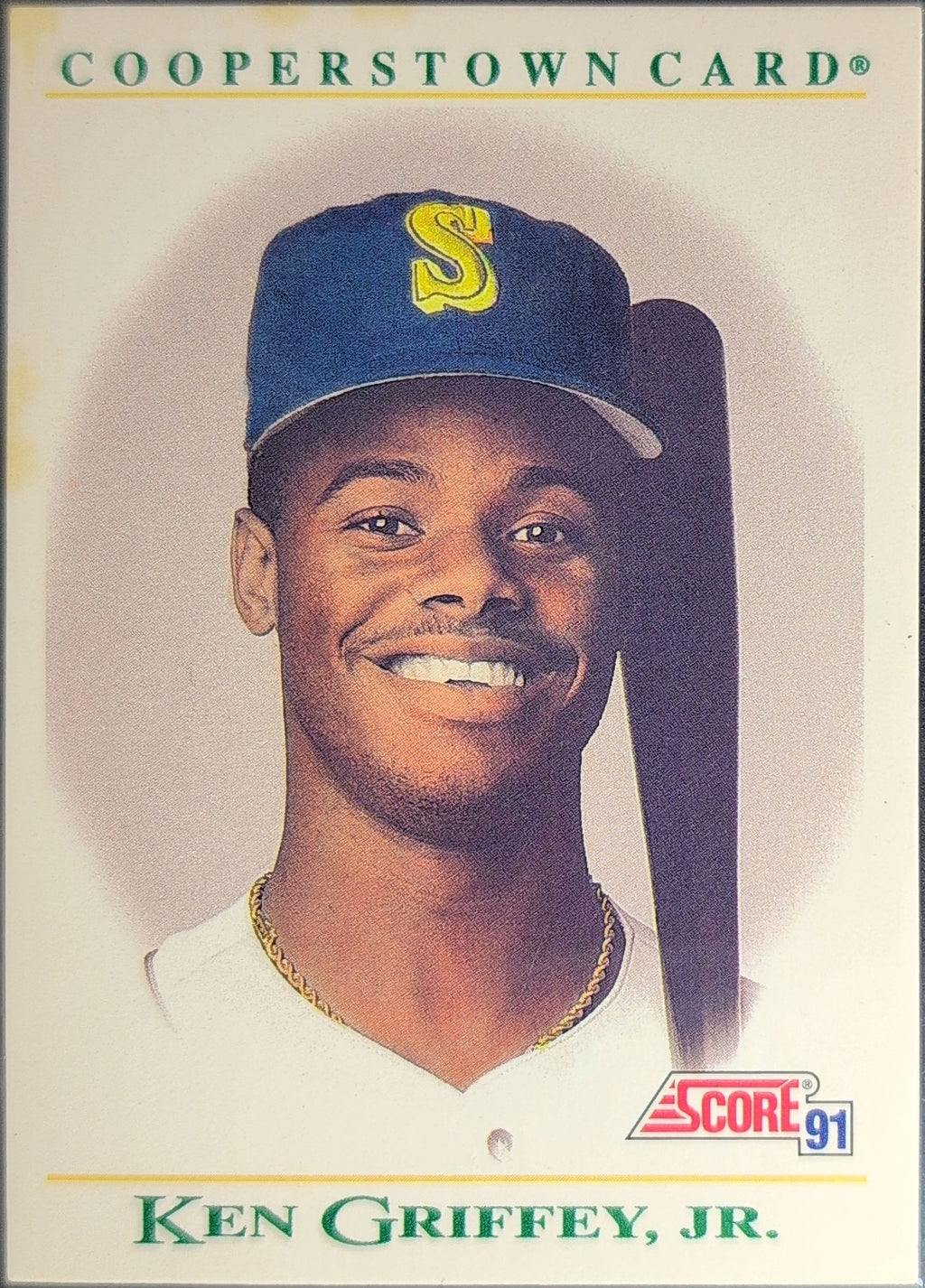 1991 Score Ken Griffey Jr. #B3 Cooperstown Seattle Mariners front