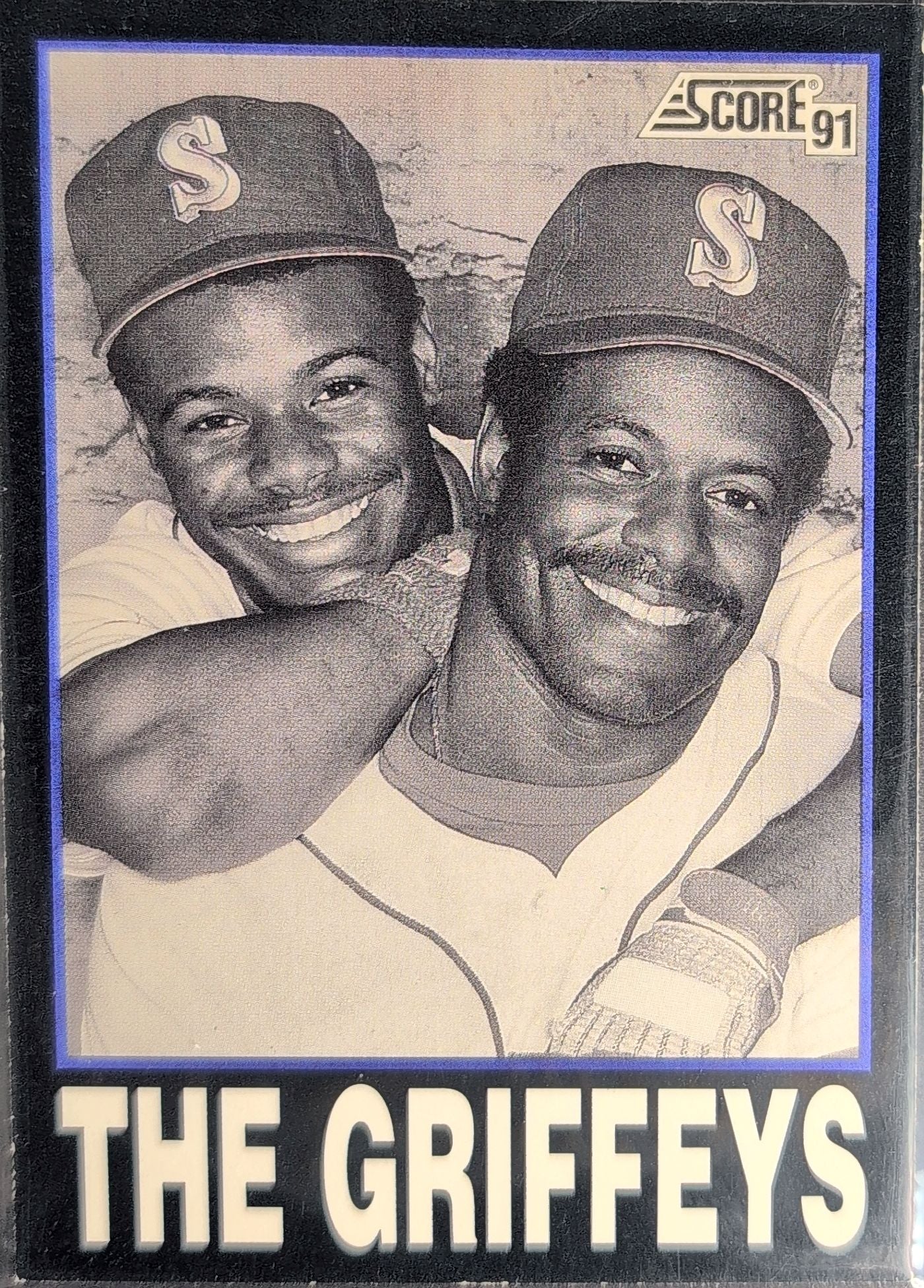 1991 Score The Griffeys #841 Seattle Mariners front