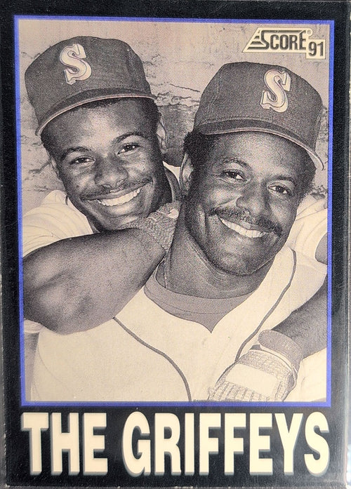 1991 Score The Griffeys #841 Seattle Mariners front