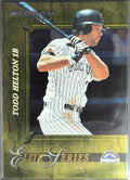 2003 Donruss Todd Helton #ES-15 Elite Series SN Colorado Rockies front