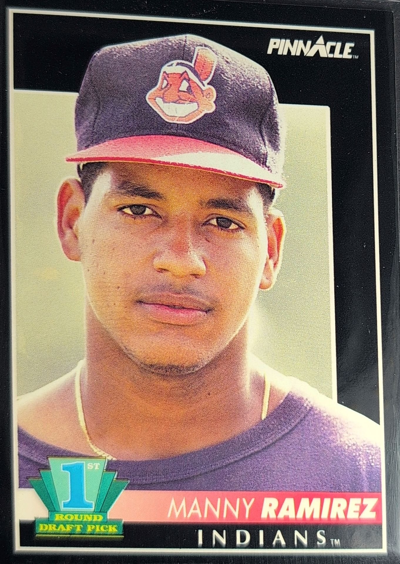 Manny Ramirez 1992 Pinnacle #295 Rookie RC Cleveland Indians - front image