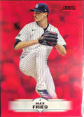 2025 Stadium Club Max Fried #121 Red Foil New York Yankees front