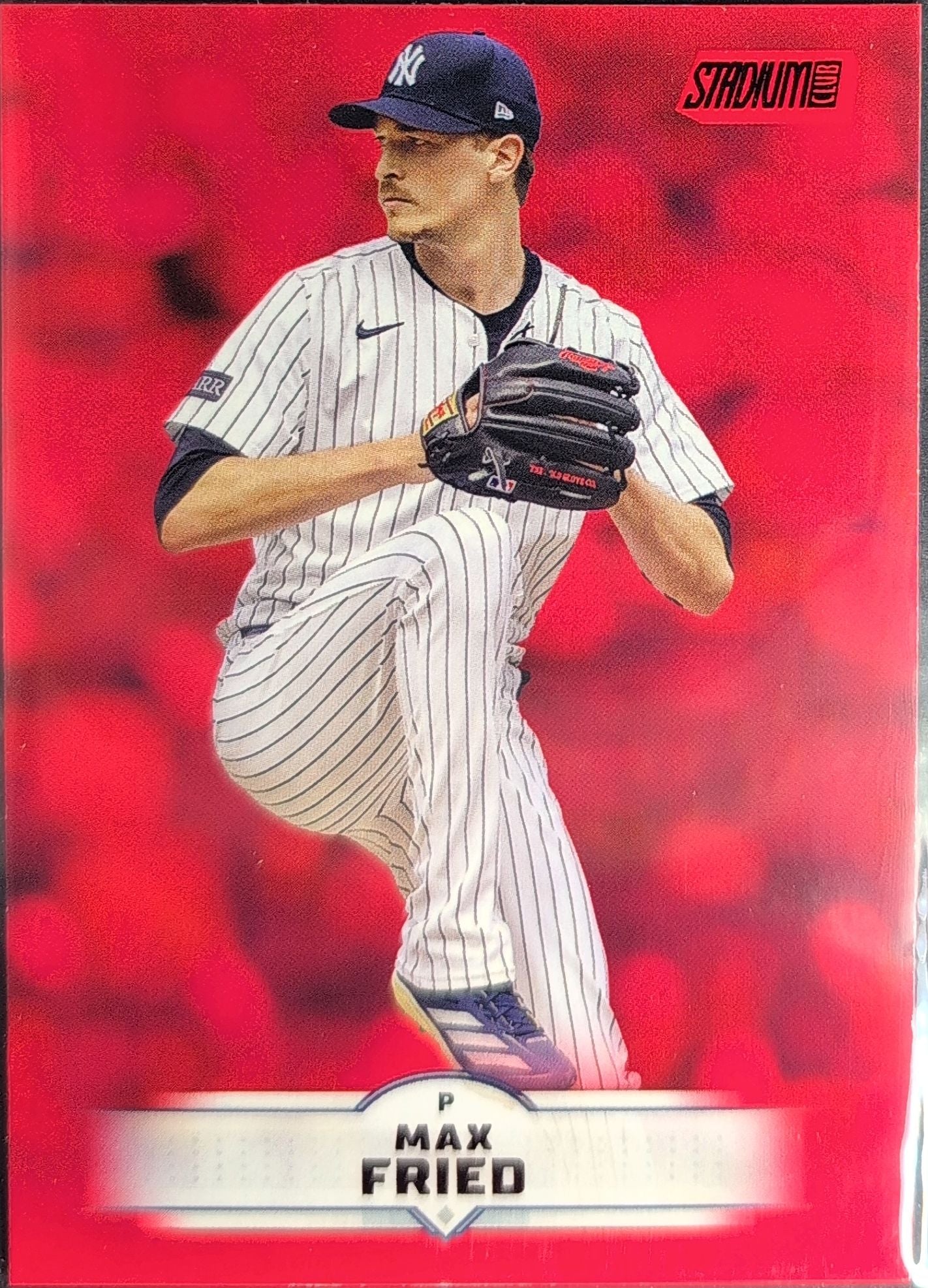 2025 Stadium Club Max Fried #121 Red Foil New York Yankees front