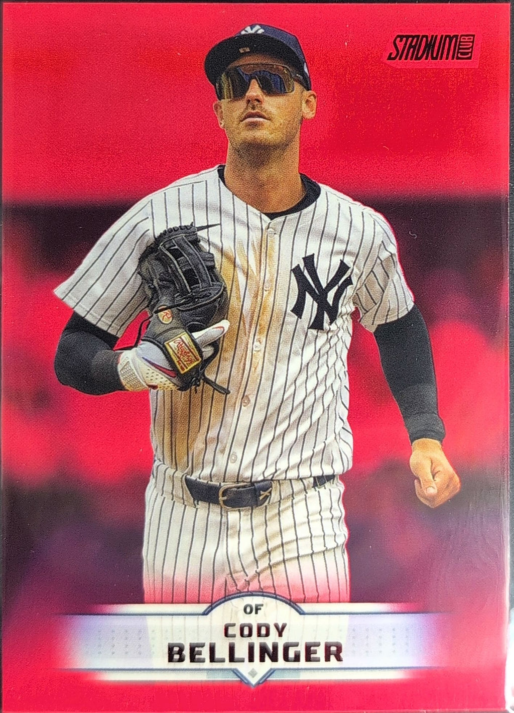 2025 Stadium Club Cody Bellinger #111 Red Foil New York Yankees front